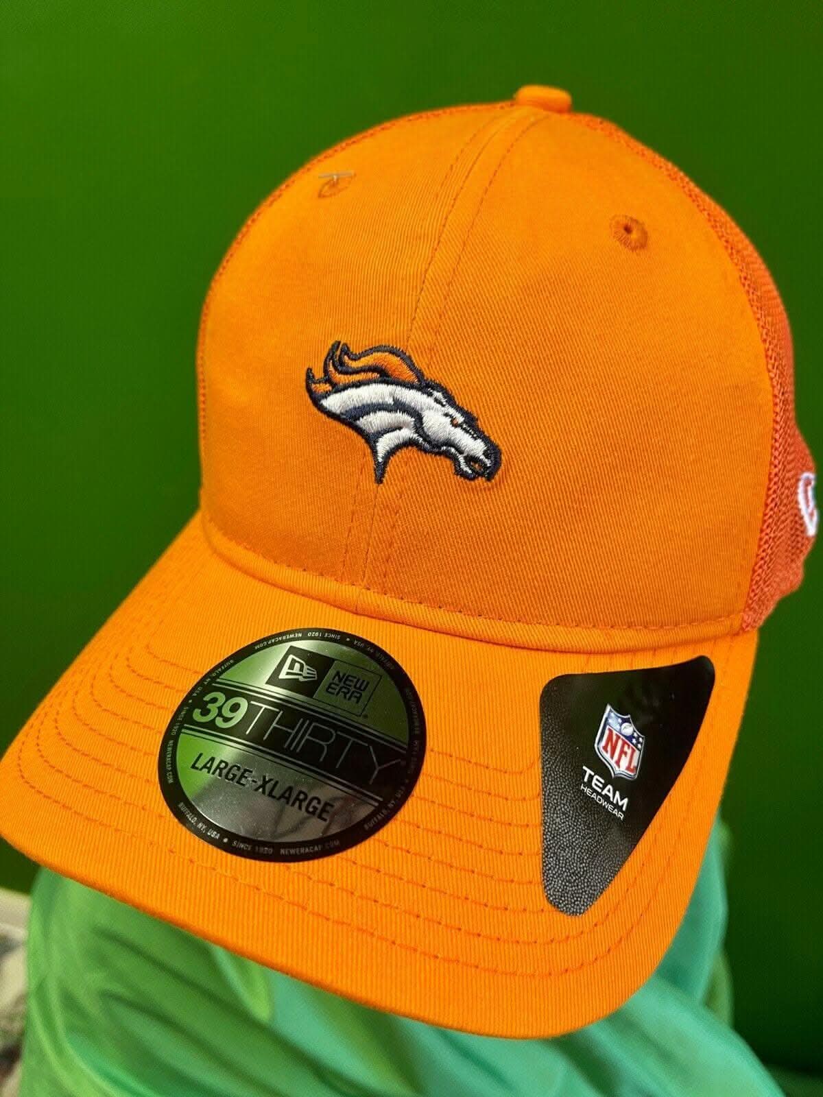 NFL Denver Broncos New Era 39THIRTY Team Precision Cap Hat L-XL NWT