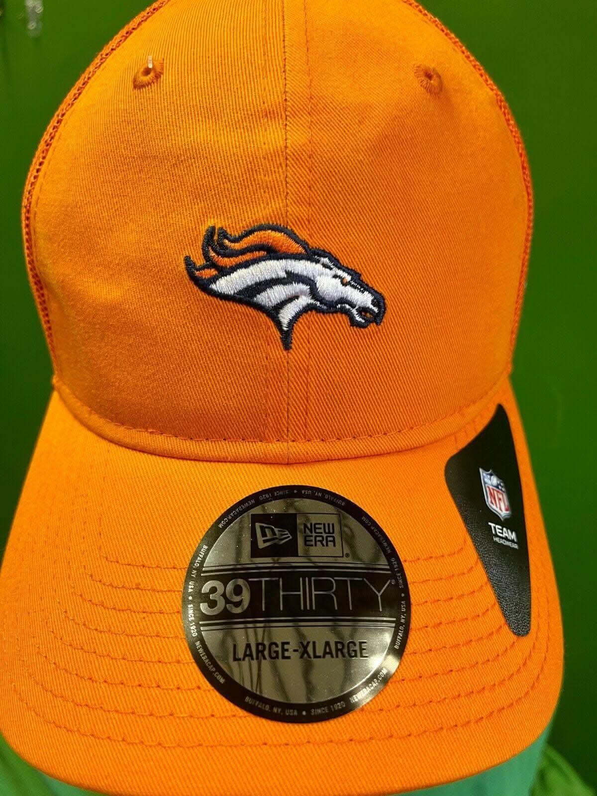 NFL Denver Broncos New Era 39THIRTY Team Precision Cap Hat L-XL NWT