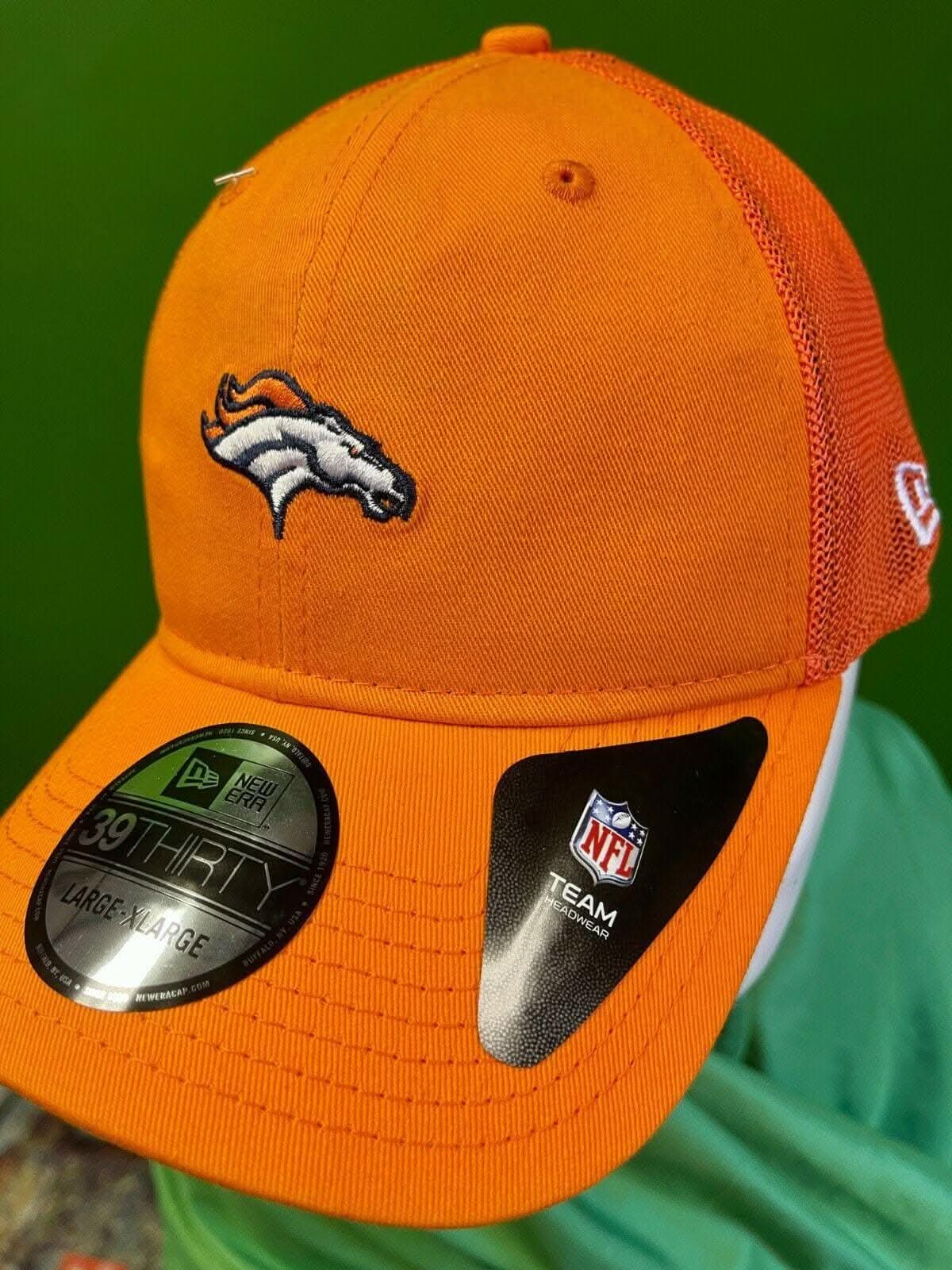 NFL Denver Broncos New Era 39THIRTY Team Precision Cap Hat L-XL NWT