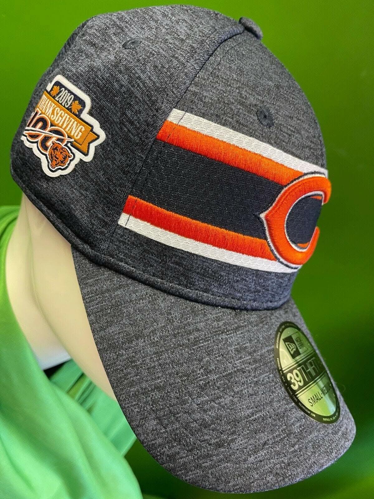 NFL Chicago Bears New Era 39THIRTY 2019 Thanksgiving Hat/Cap Small-Medium NWT