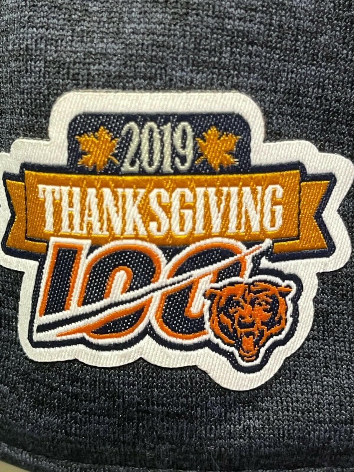 NFL Chicago Bears New Era 39THIRTY 2019 Thanksgiving Hat/Cap Small-Medium NWT