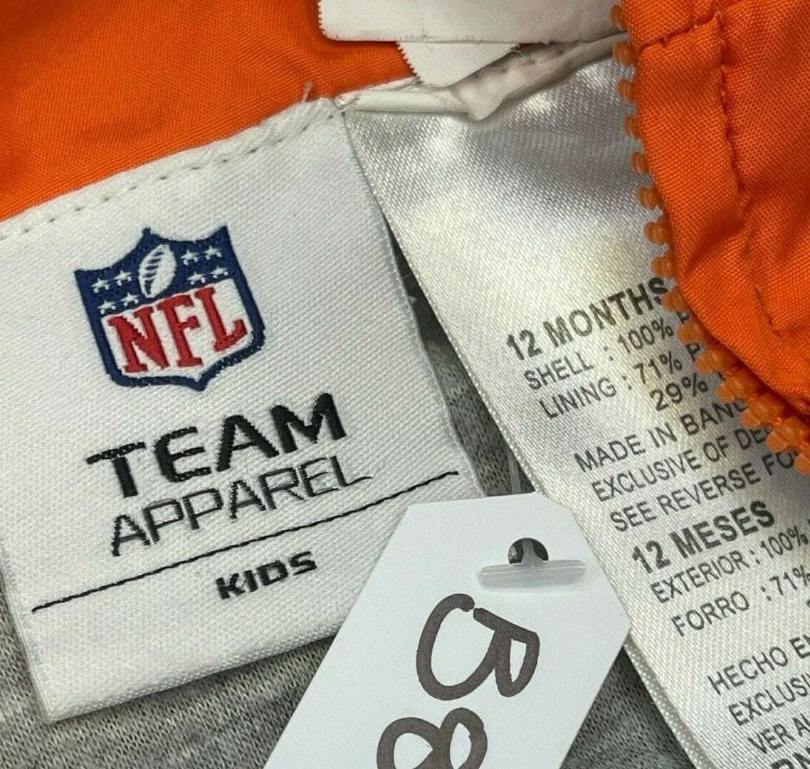 NFL Denver Broncos Windbreaker Shell Jacket Infant Toddler 12 months