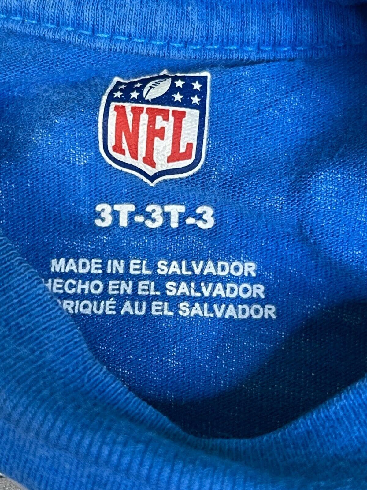 NFL Detroit Lions Player T-Shirt Toddler 3T Chest 22"