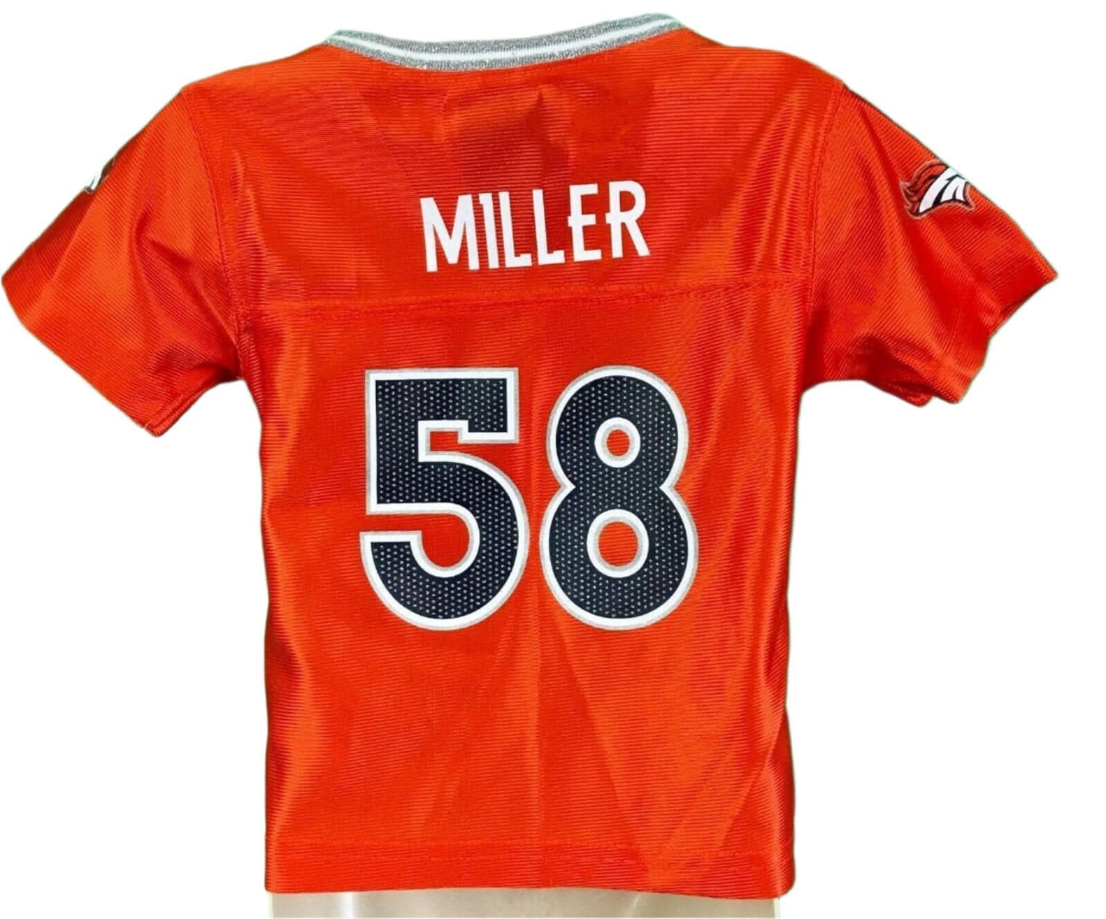 NFL Denver Broncos Von Miller #58 Sparkly Girls' Jersey Infant 18 Months NWT