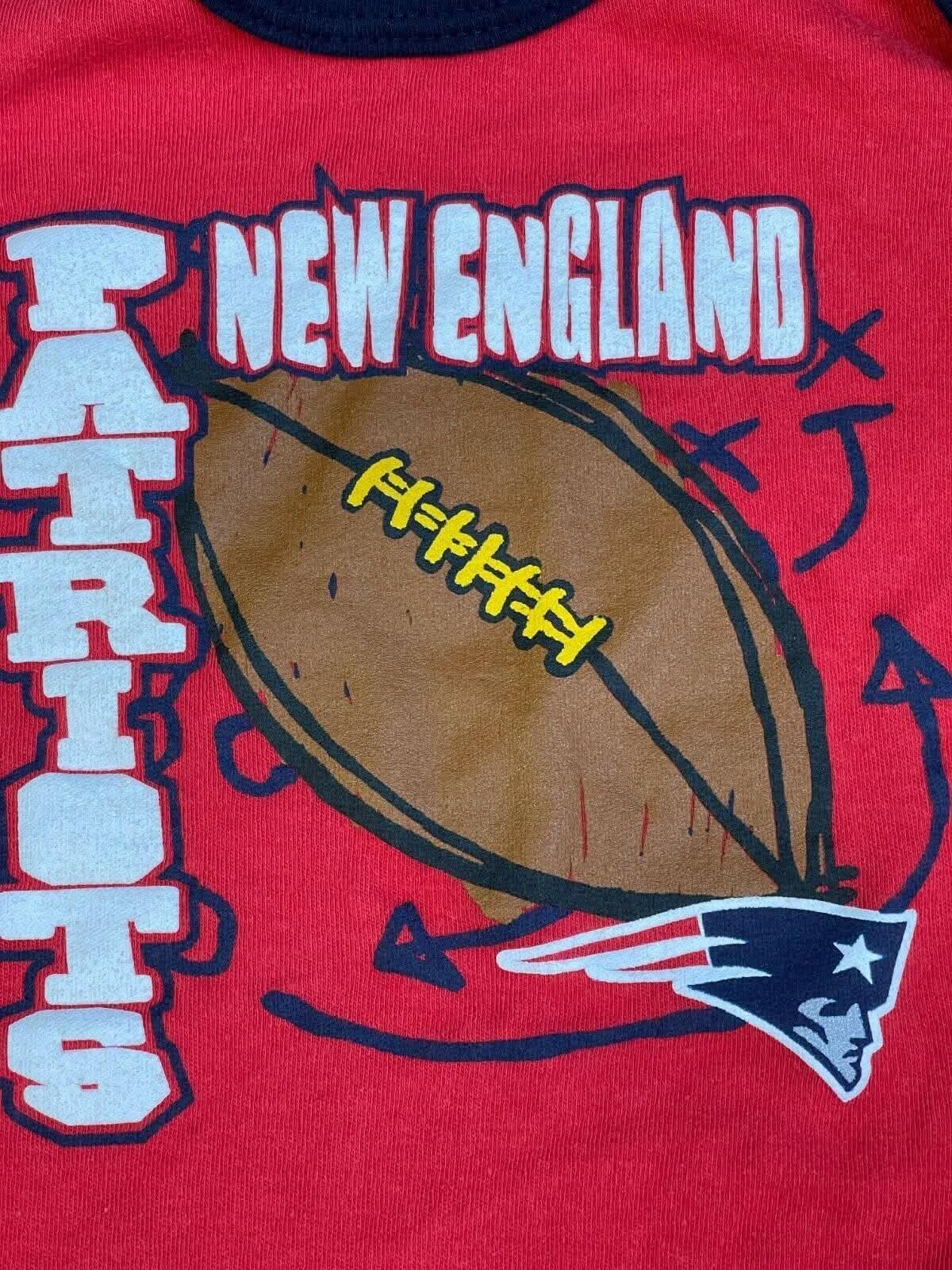 NFL New England Patriots Bodysuit/Vest Red 12 months