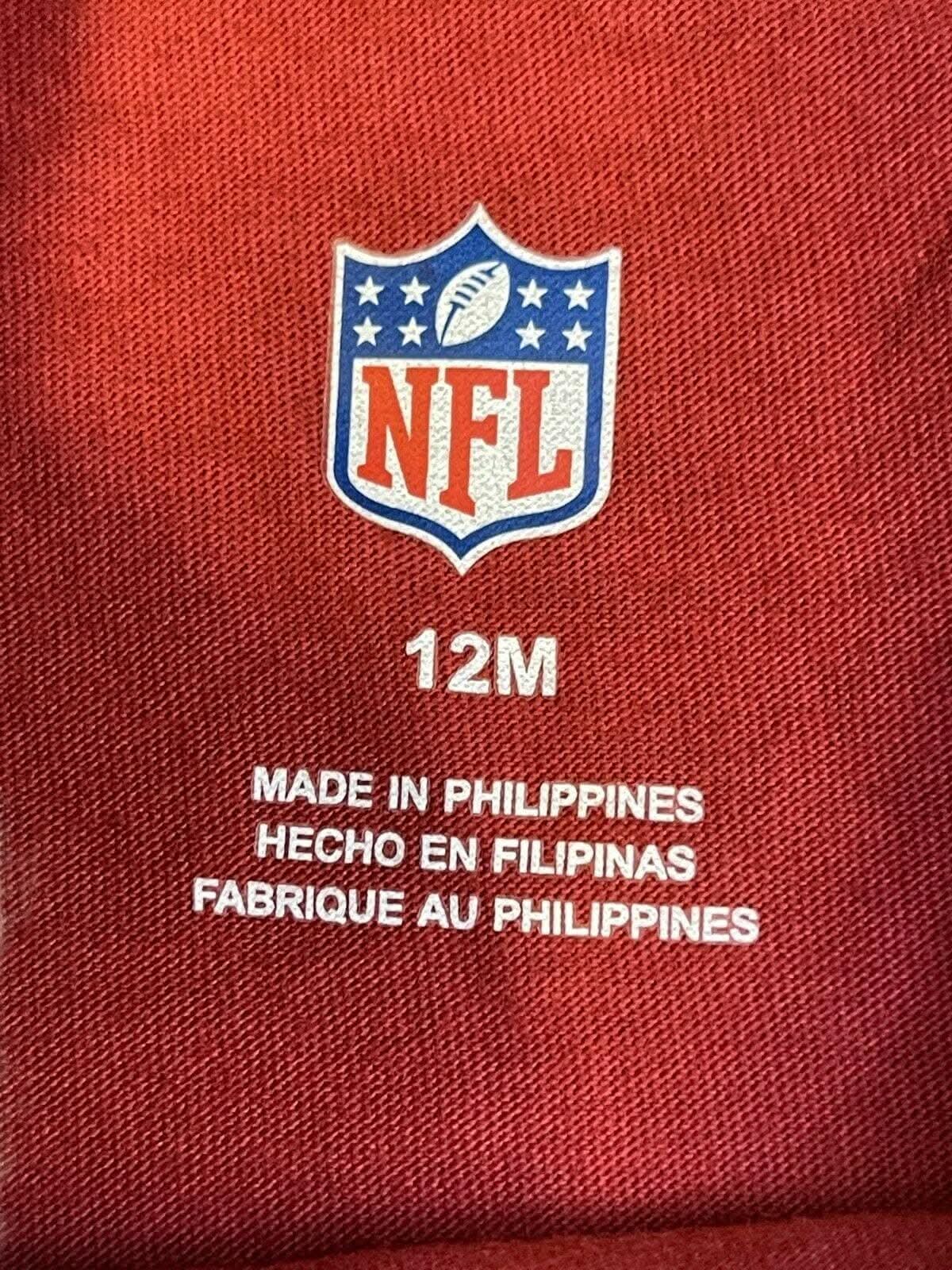 NFL Arizona Cardinals Ruffled Dot Bodysuit/Vest Outfit 12 months
