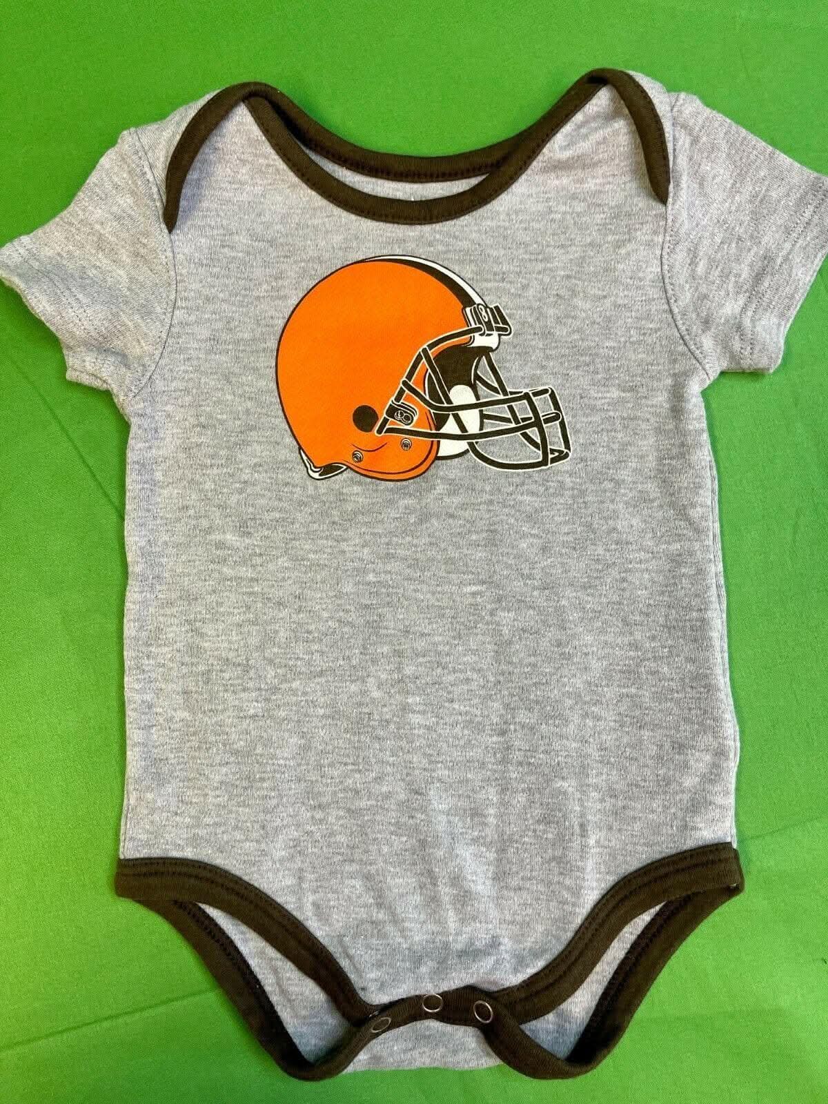 NFL Cleveland Browns Bodysuit/Vest Grey 18 months