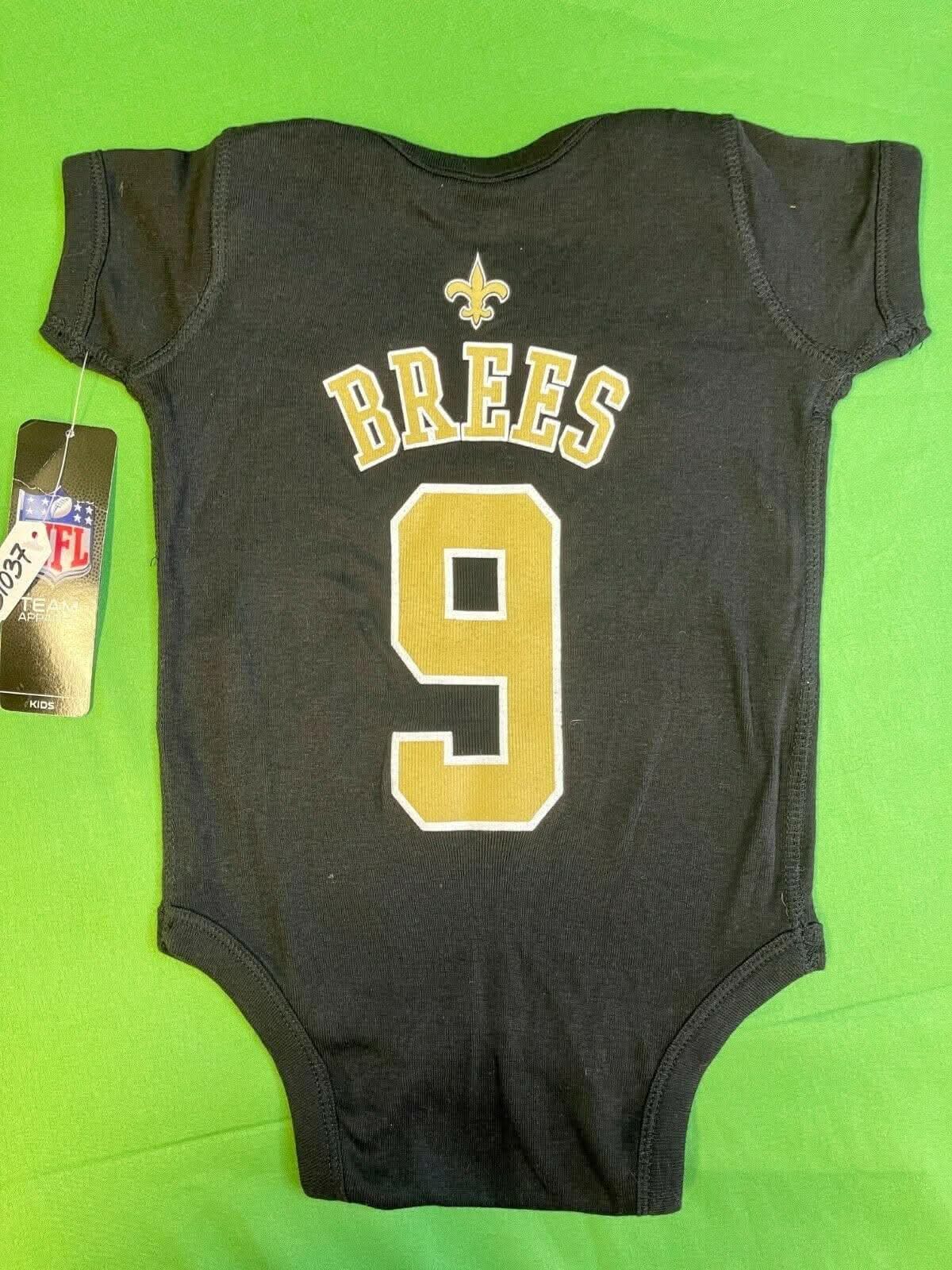 NFL New Orleans Saints Drew Brees #9 100% Cotton Bodysuit/Vest 12 months NWT