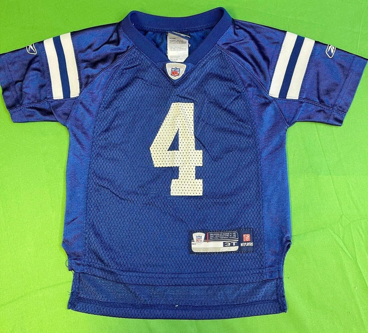 NFL Indianapolis Colts Vinatieri #4 Reebok Jersey Toddler 3T Chest 26"