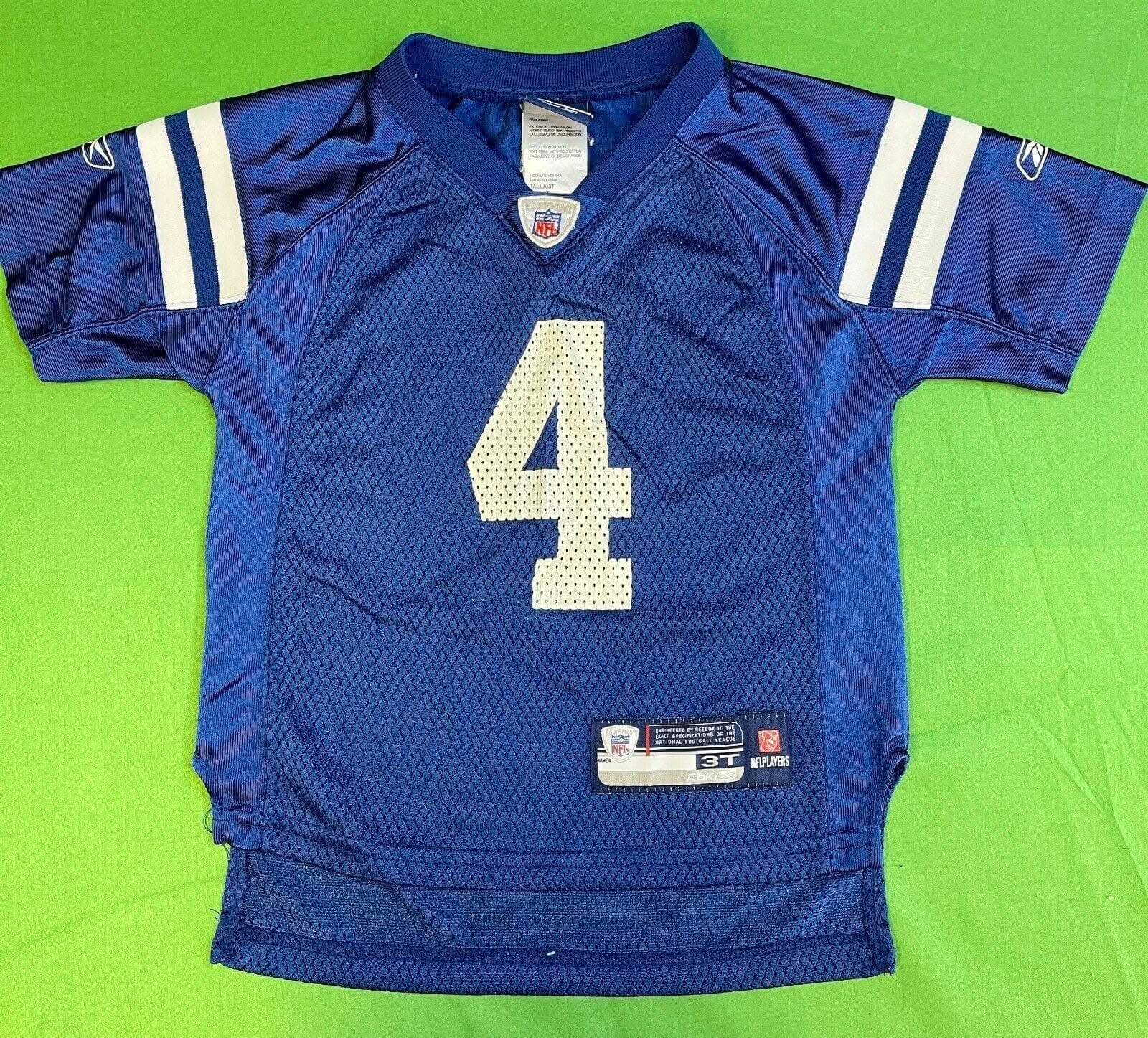 NFL Indianapolis Colts Vinatieri #4 Reebok Jersey Toddler 3T Chest 26"