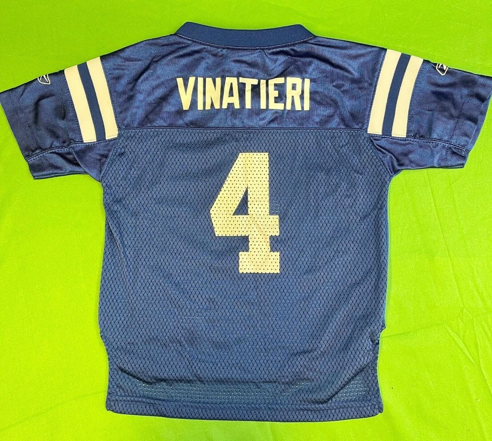 NFL Indianapolis Colts Vinatieri #4 Reebok Jersey Toddler 3T Chest 26"