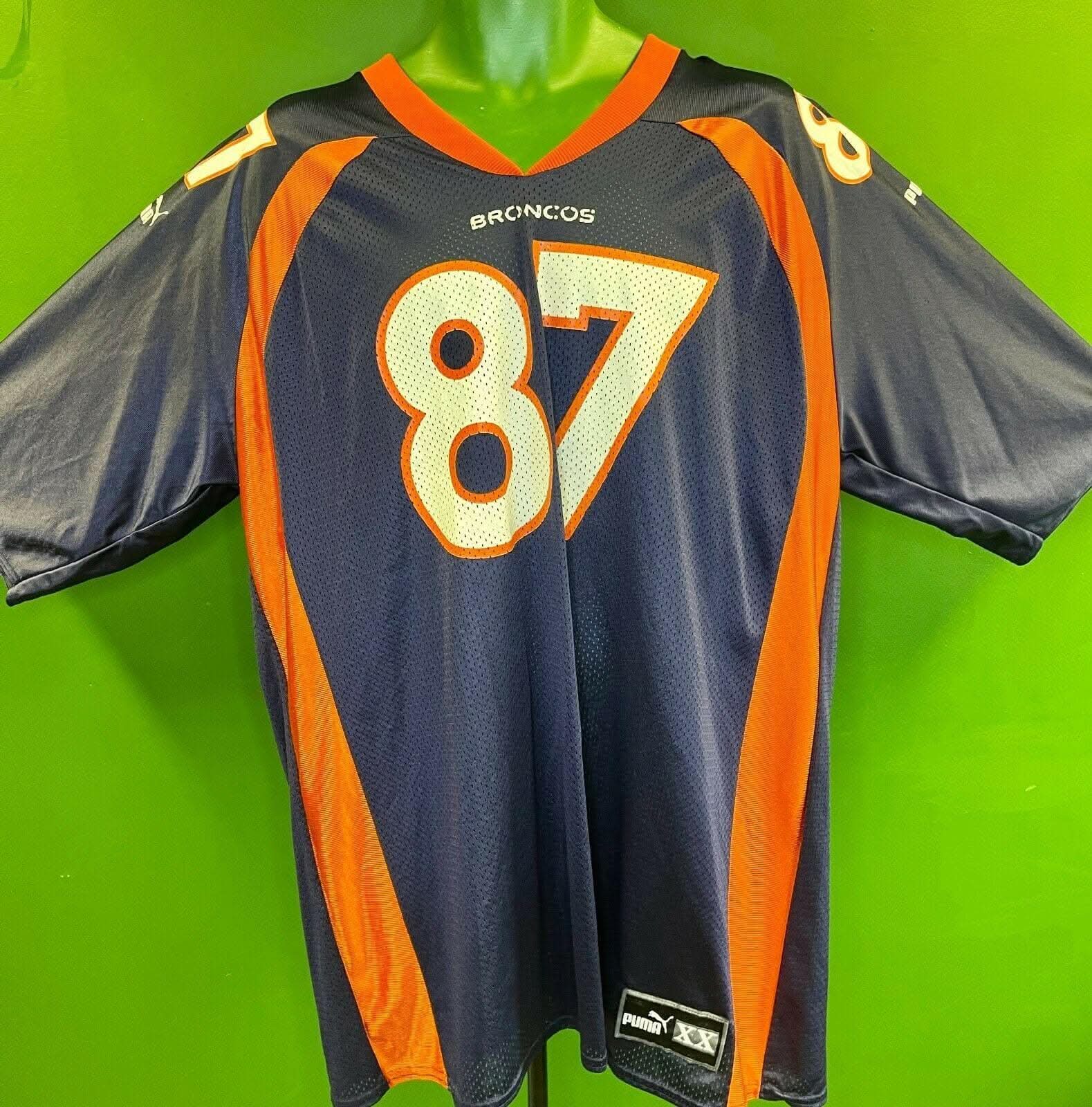 NFL Denver Broncos Ed McCaffrey #87 Vintage Puma Jersey Men's 2X-Large 54"
