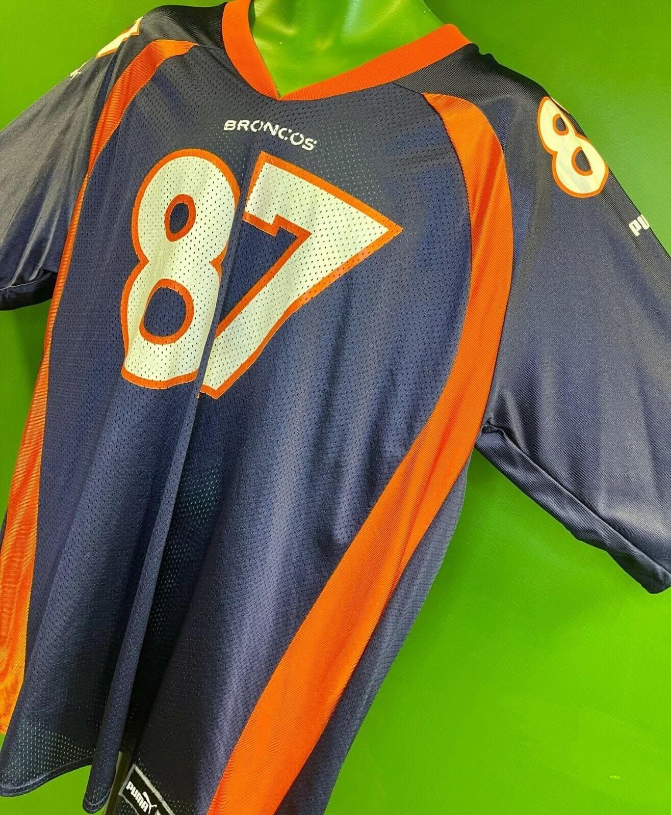 NFL Denver Broncos Ed McCaffrey #87 Vintage Puma Jersey Men's 2X-Large 54"