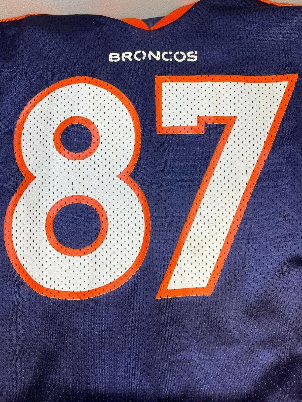 NFL Denver Broncos Ed McCaffrey #87 Vintage Puma Jersey Men's 2X-Large 54"