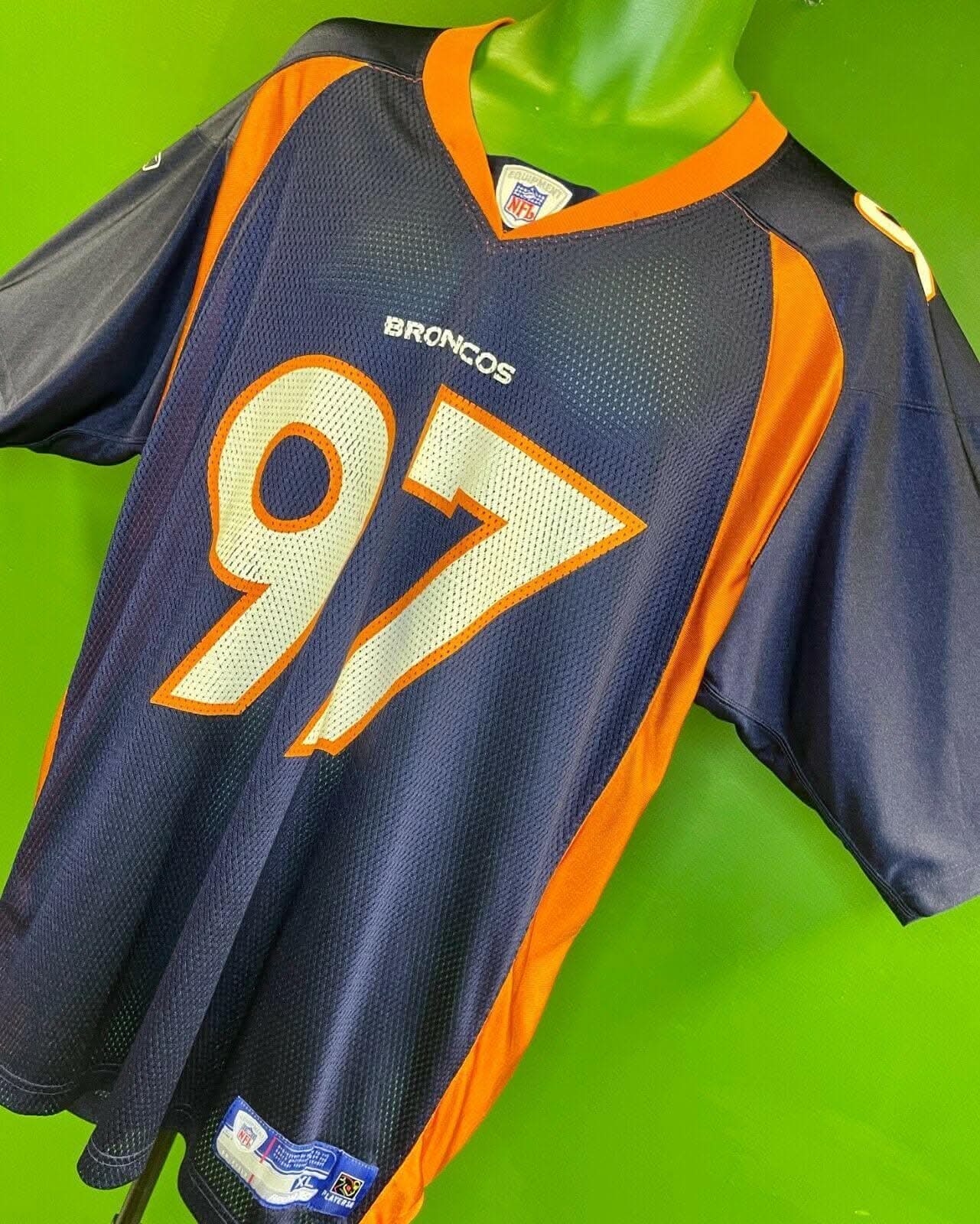 NFL Denver Broncos Simeon Rice #97 Reebok Jersey Men's X-Large (52")