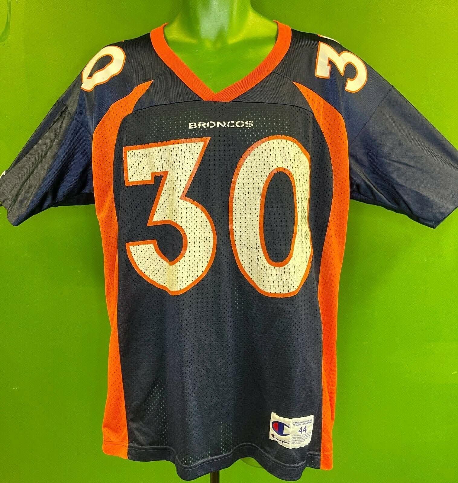 NFL Denver Broncos Terrell Davis #30 Vintage Champion Jersey Men's Large 44