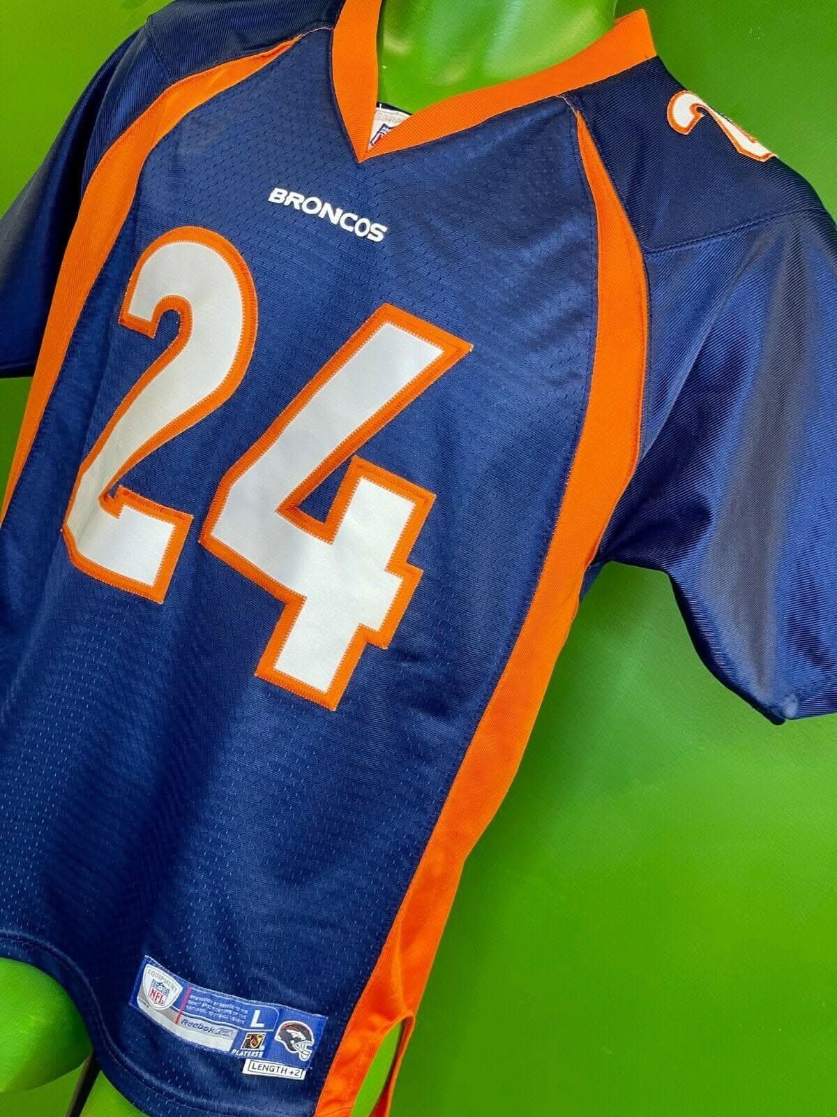NFL Denver Broncos Bailey #24 Reebok Stitched Jersey Youth Large 14-16