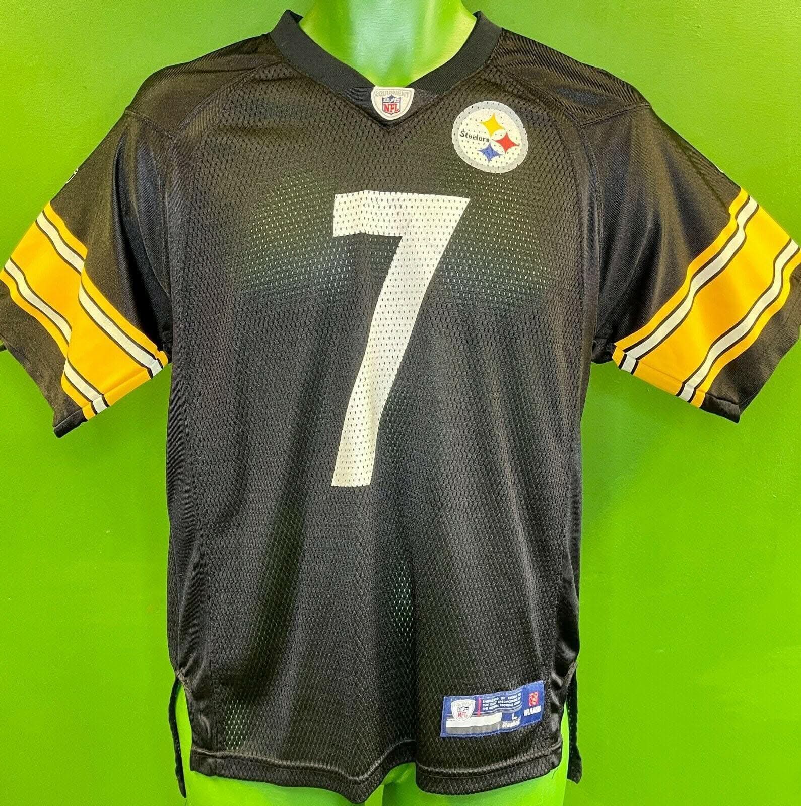 NFL Pittsburgh Steelers Roethisberger #7 Reebok Jersey Youth Large 14-16