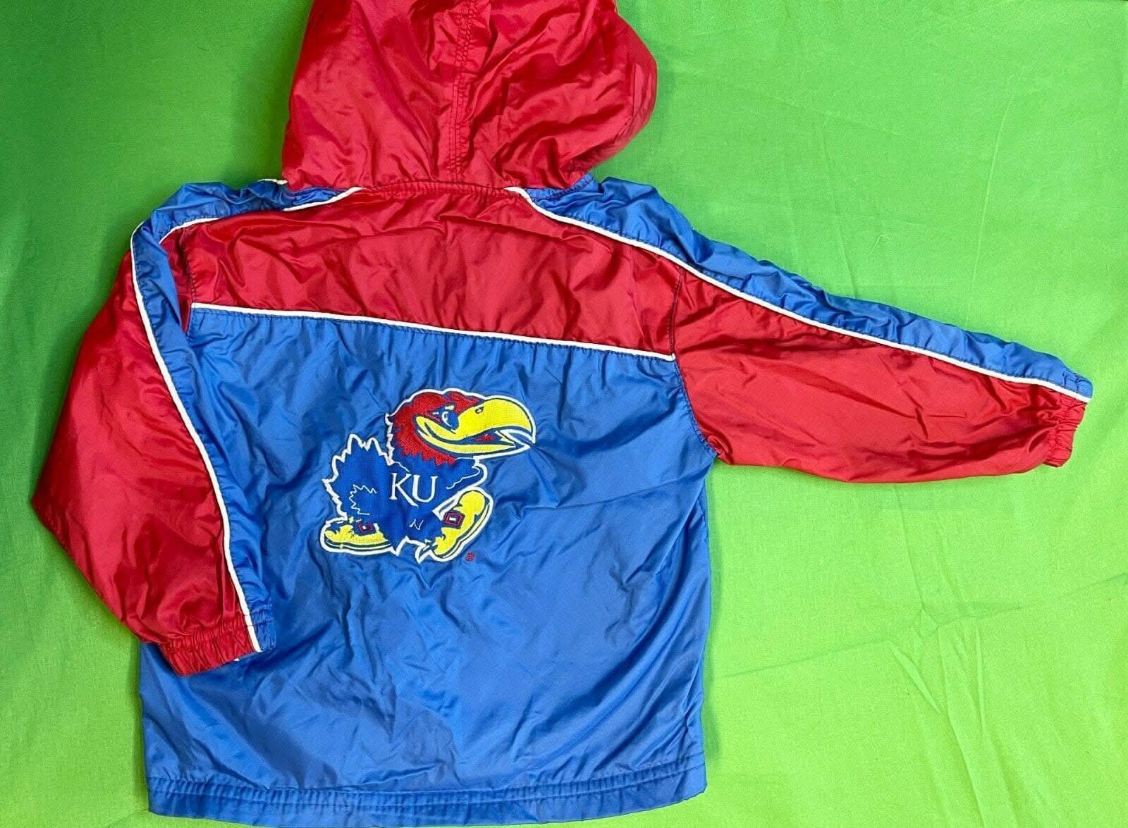 NCAA Kansas Jayhawks Windbreaker Hooded Jacket Toddler 2T