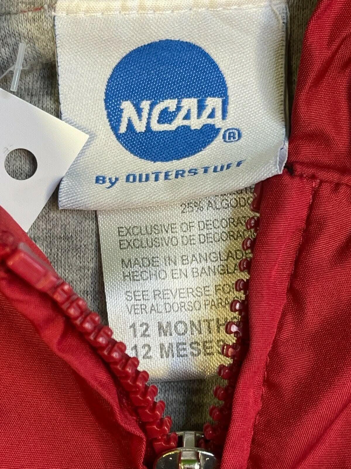 NCAA Ohio State Buckeyes Windbreaker Hooded Jacket Toddler 12 months