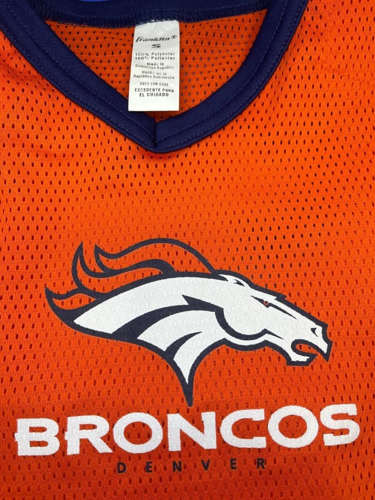 NFL Denver Broncos Franklin Mesh Jersey Youth Small 6-8 (30")