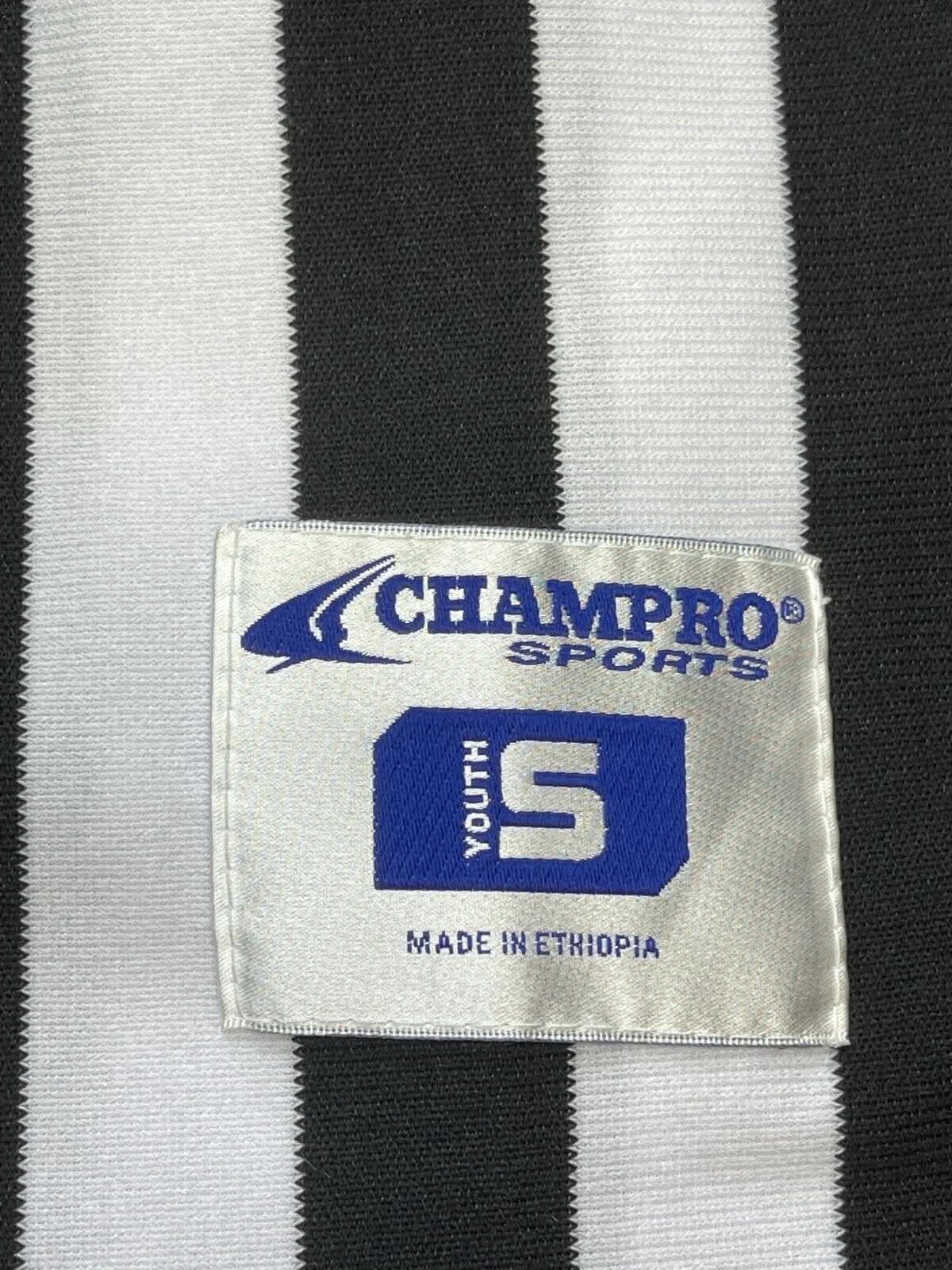American Football Striped L/S Referee Jersey Youth Small 6-8