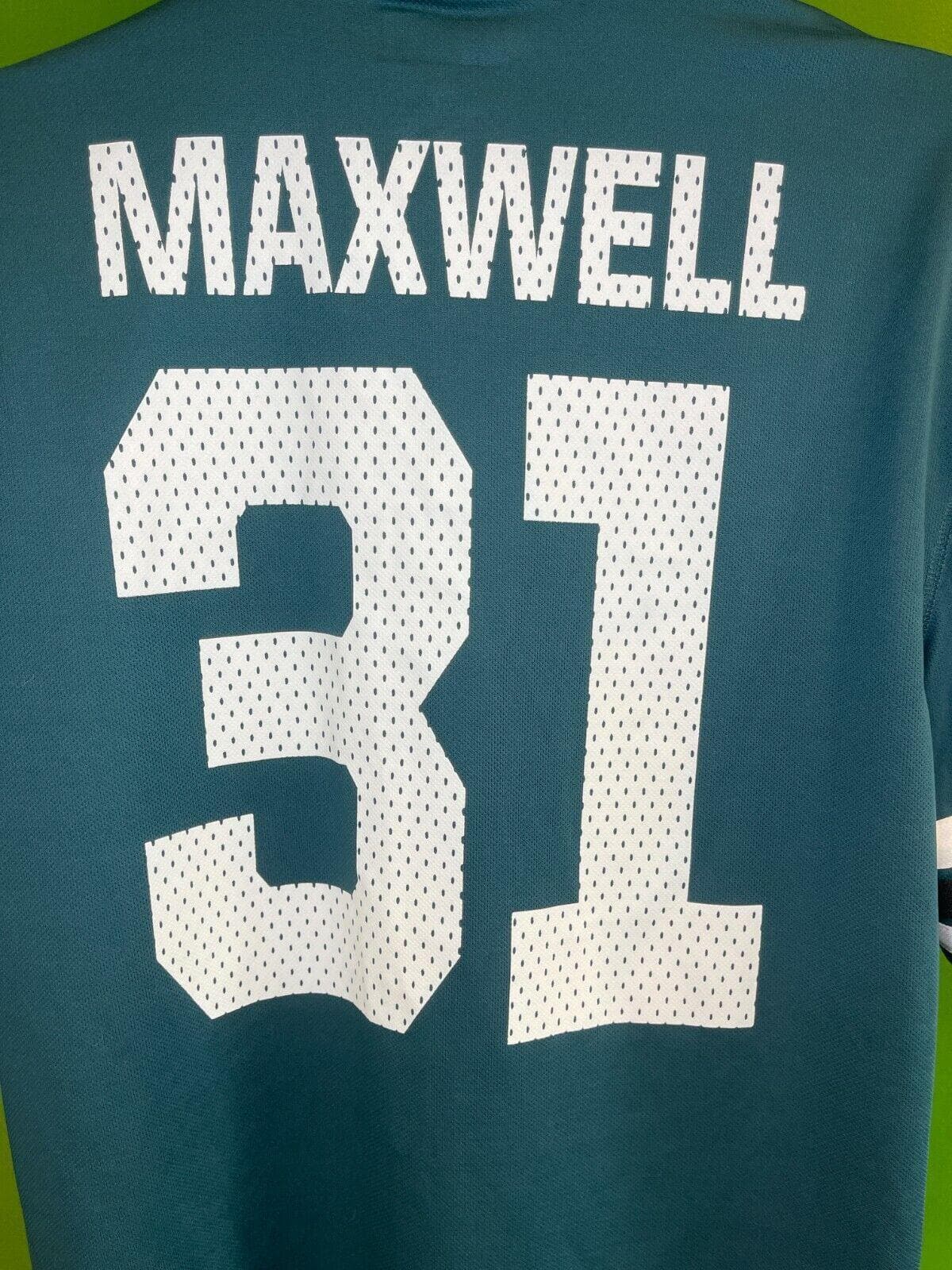 NFL Philadelphia Eagles B. Maxwell #31 Jersey Style Top Men's Large 44
