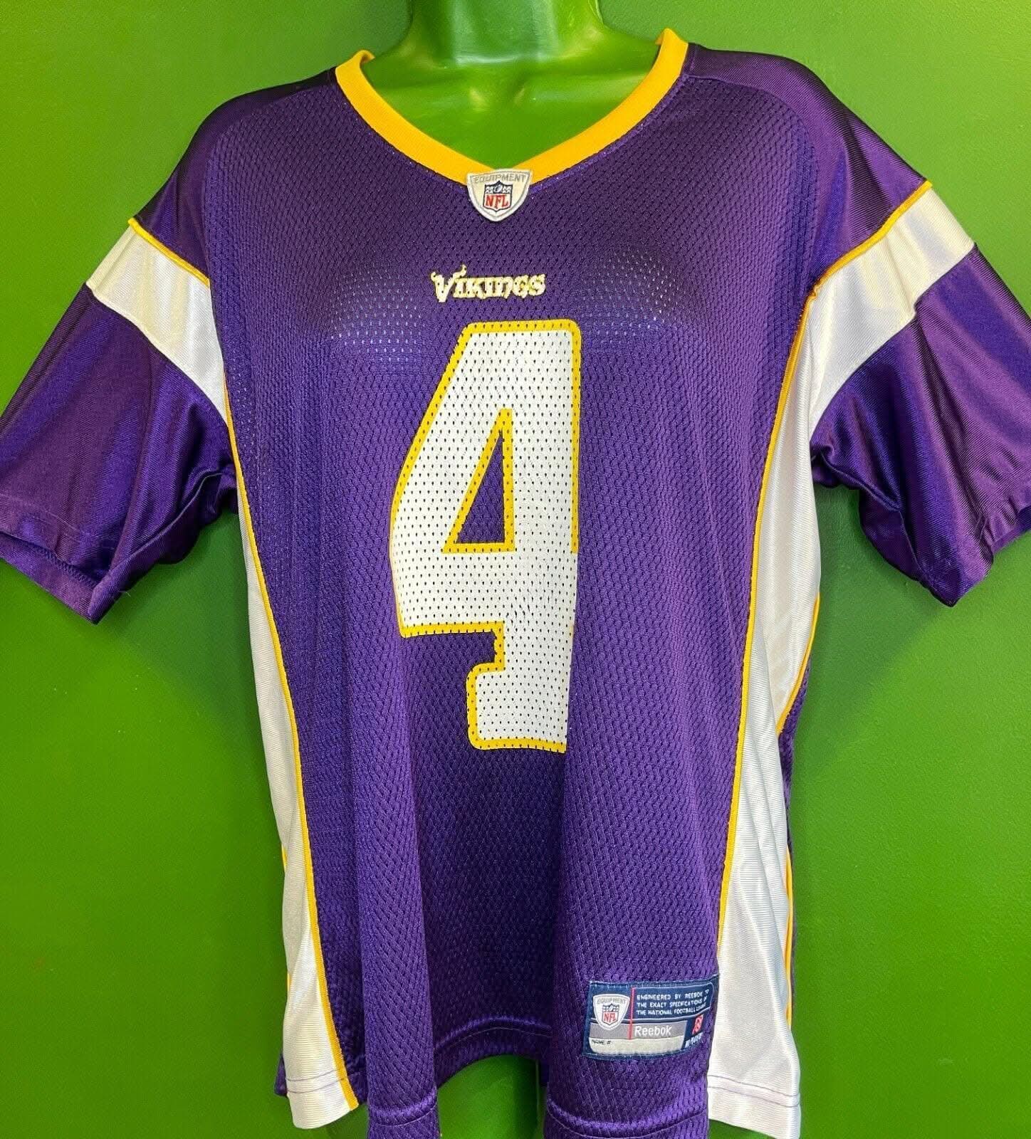 NFL Minnesota Vikings Brett Favre #4 Jersey Women's Large