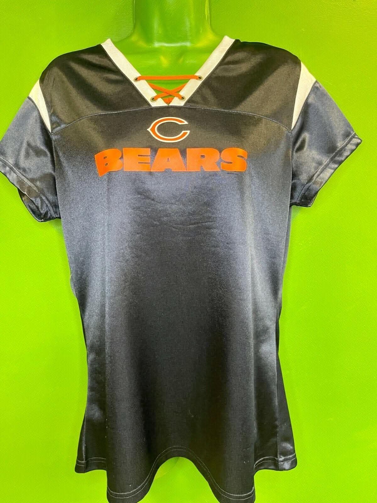 NFL Chicago Bears Jersey-Style Shiny Top Women's Large (40")