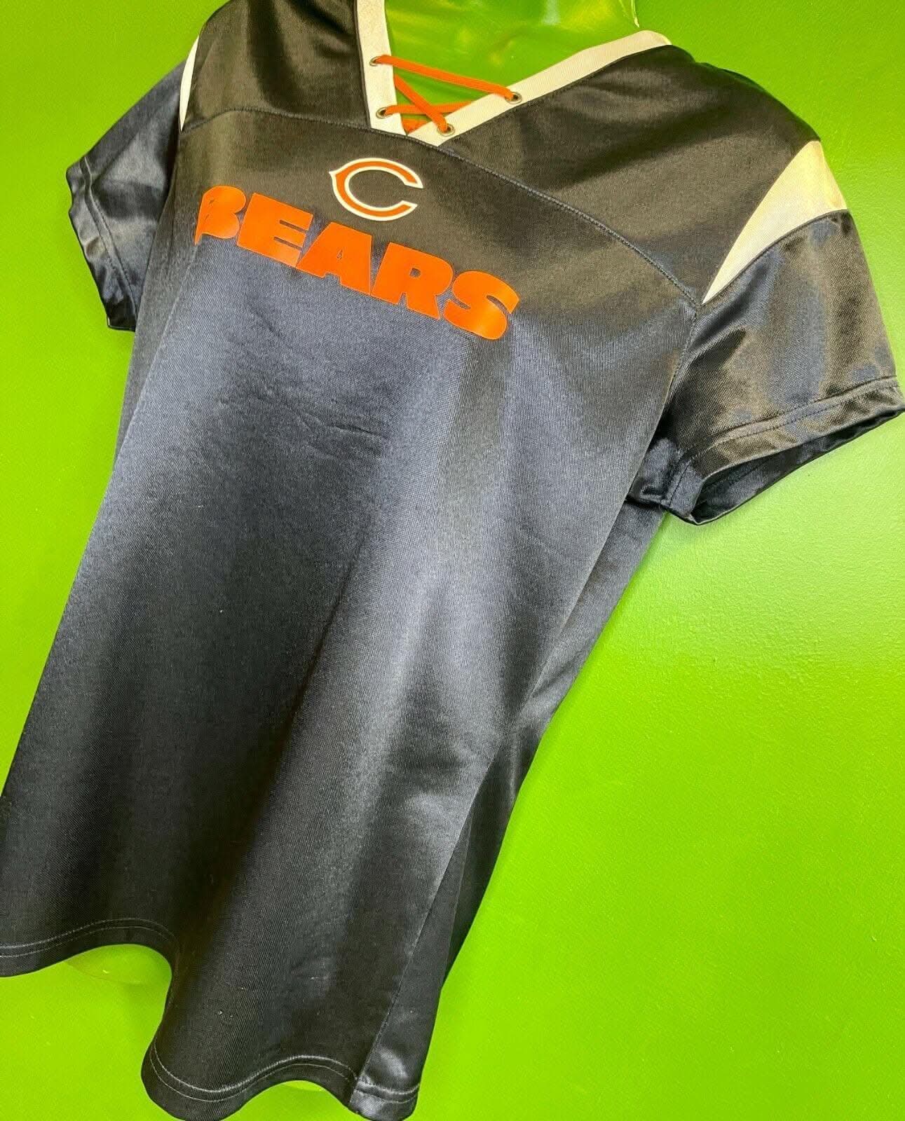 NFL Chicago Bears Jersey-Style Shiny Top Women's Large (40")