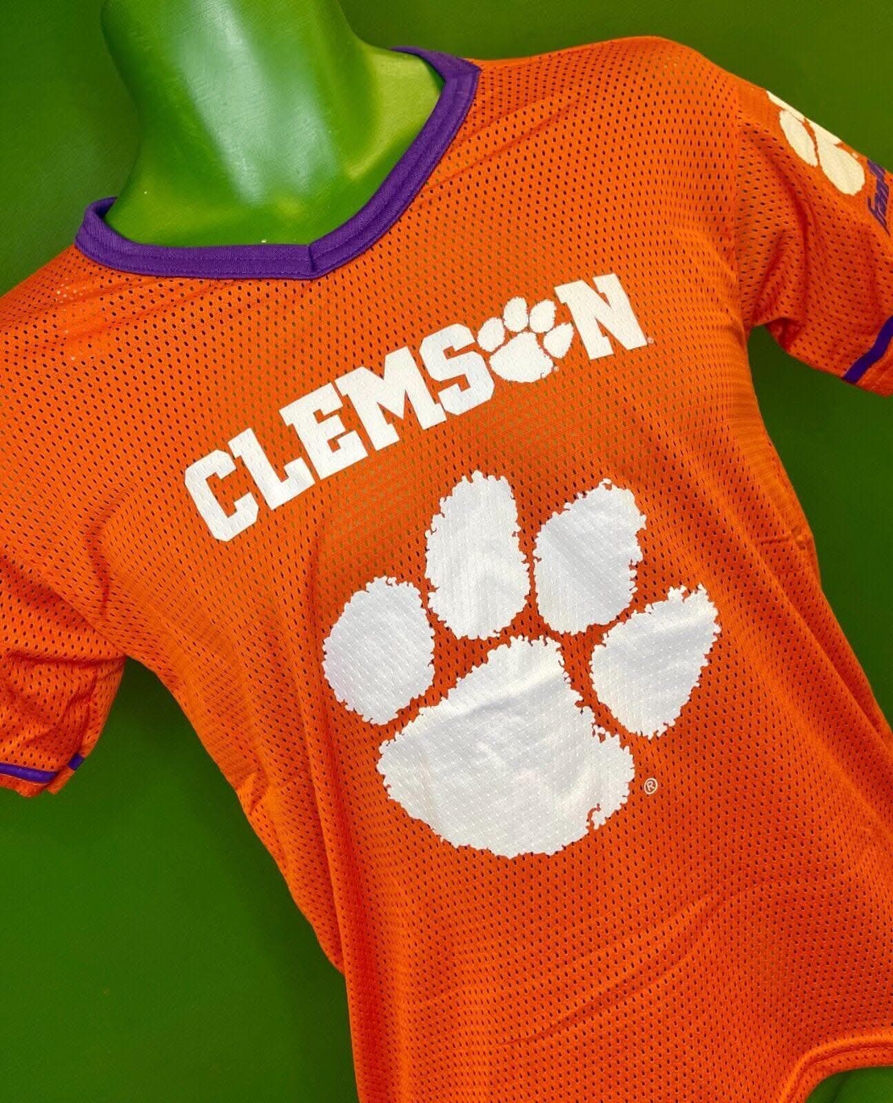 NCAA Clemson Tigers Franklin Mesh Jersey Top Youth Medium 10-12 (34")