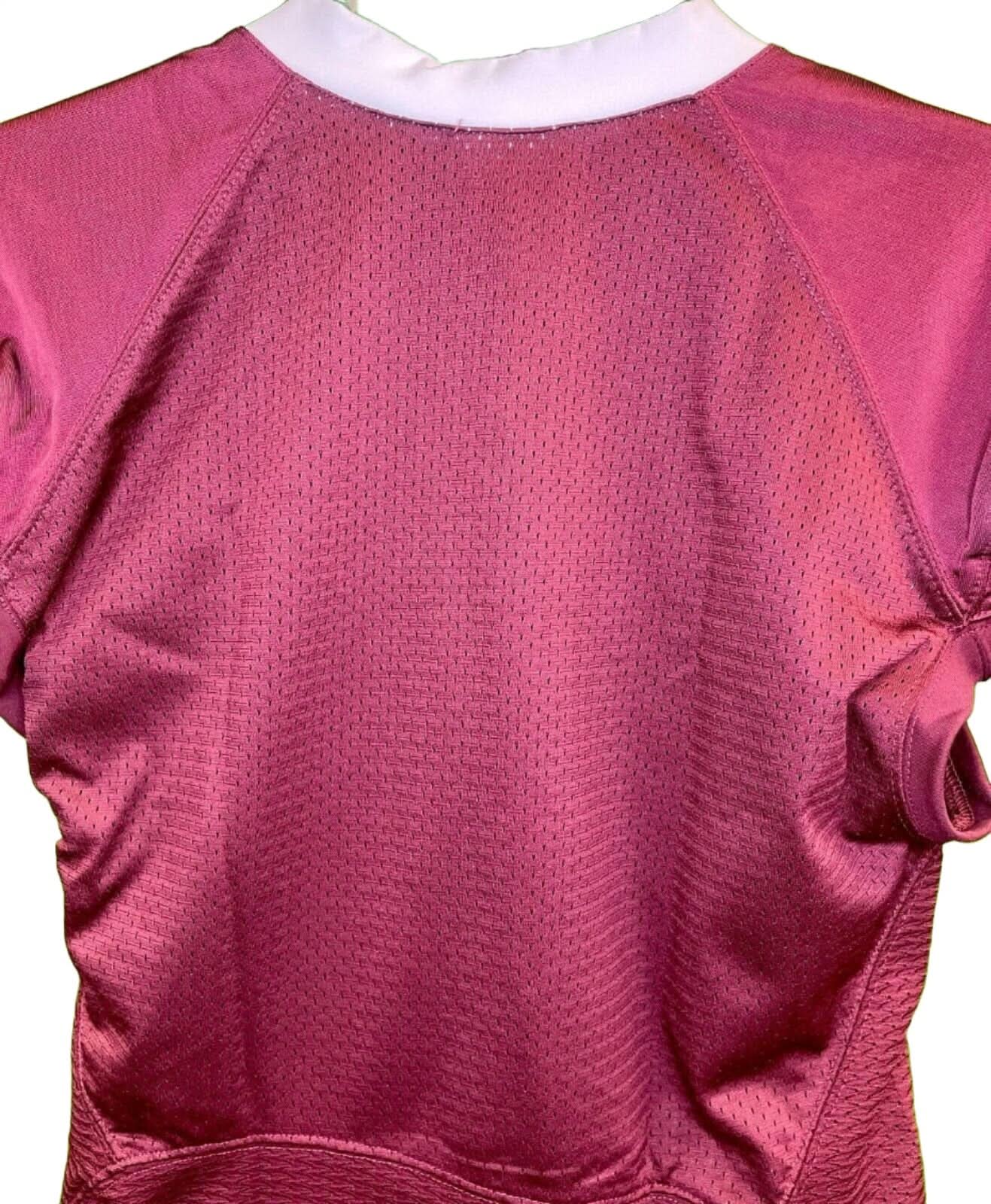 American Football Alleson Burgundy Jersey Youth Large