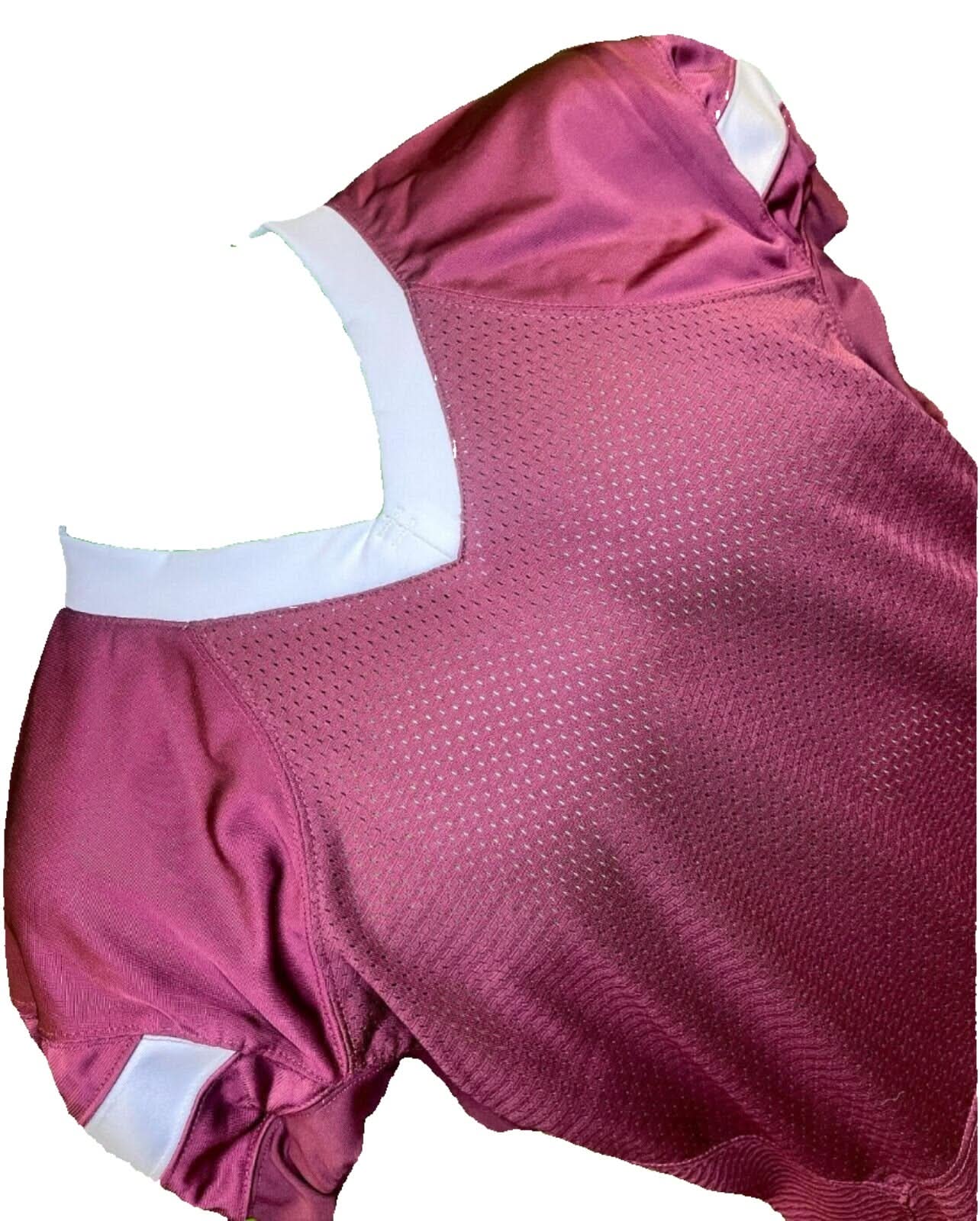 American Football Alleson Burgundy Jersey Youth Large