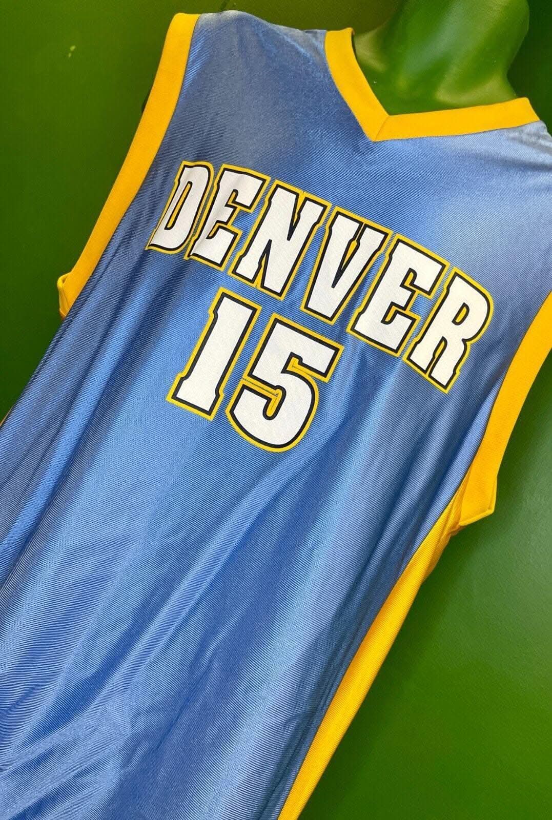 NBA Denver Nuggets Carmelo Anthony #15 Basketball Jersey Men's Medium 42"