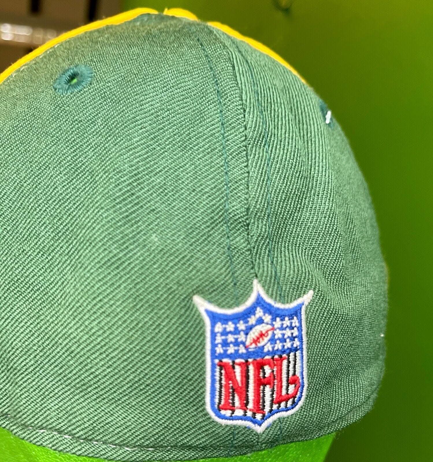 NFL Green Bay Packers Reebok Vintage 100% Wool Hat/Cap Fitted 7-1/4