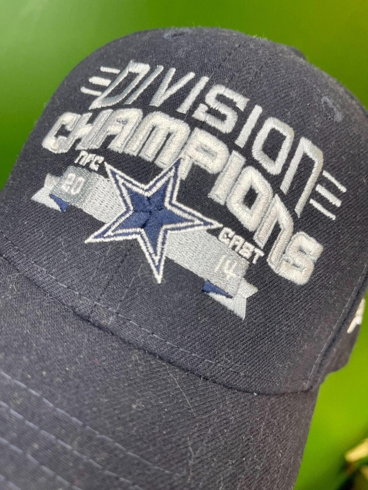 NFL Dallas Cowboys New Era 9FORTY Baseball Cap Hat 2014 Div Champs OSFM