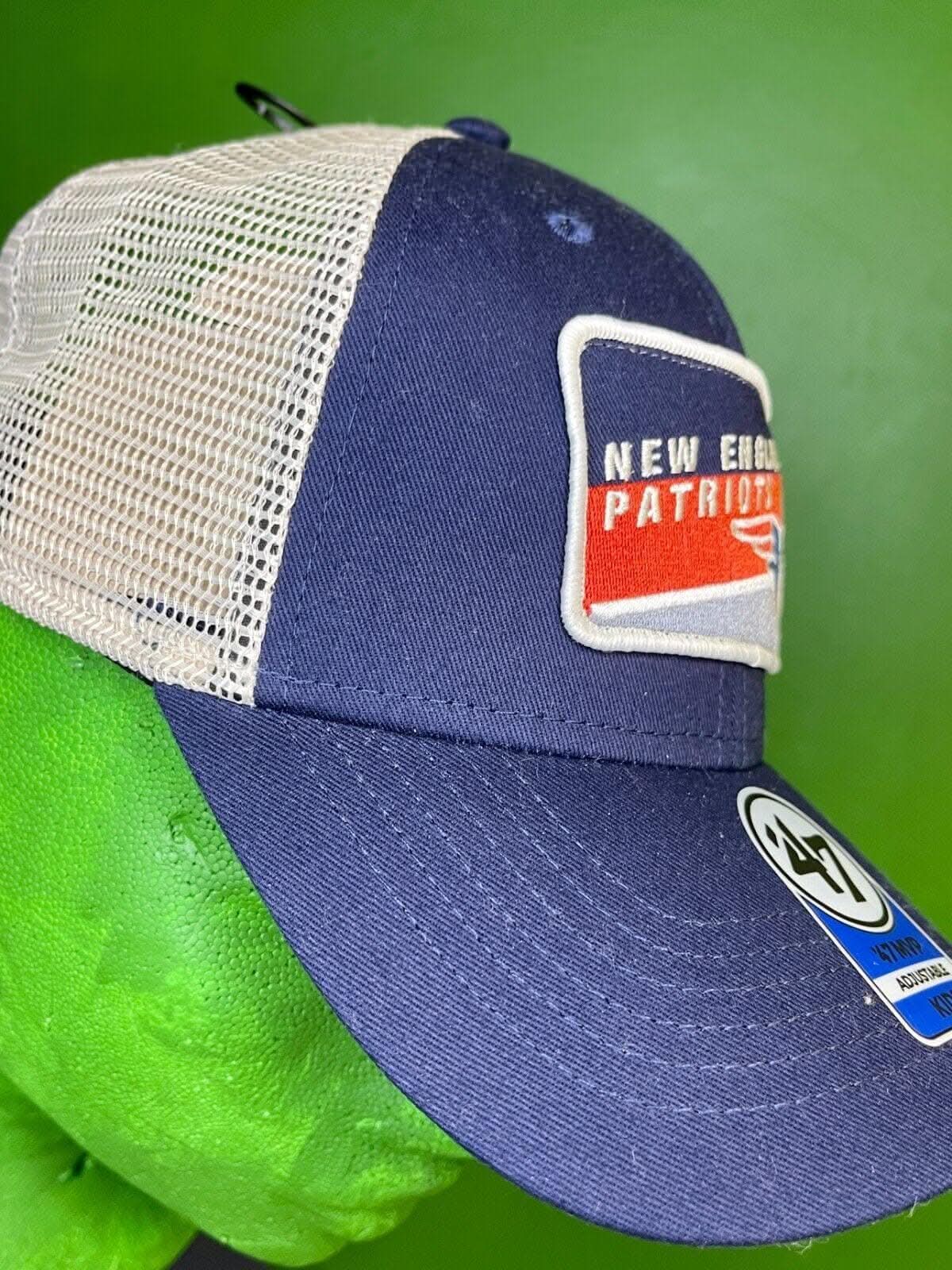 NFL New England Patriots '47 Brand Trucker Cap Youth OSFA NWT