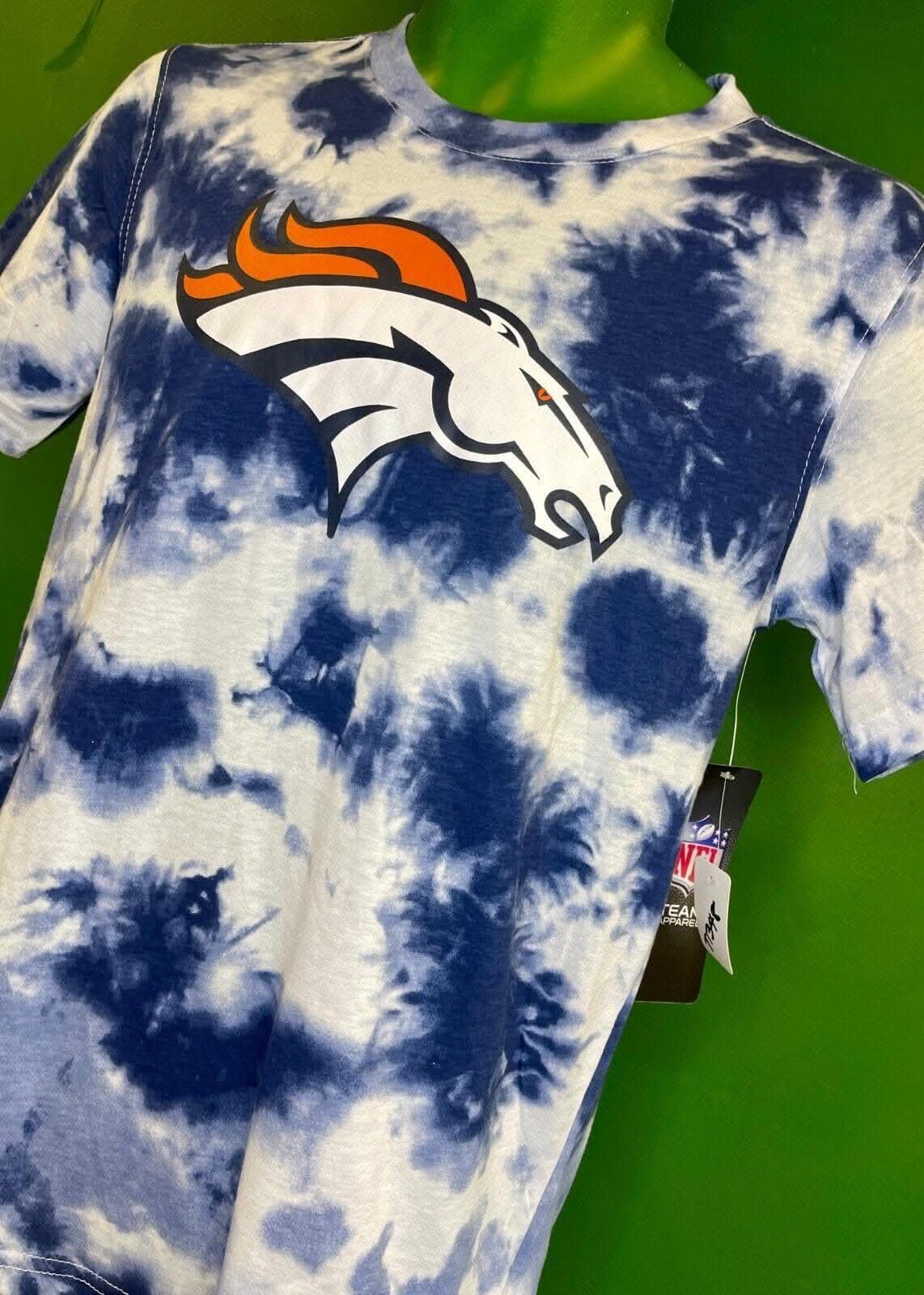 NFL Denver Broncos Tie-Dye T-Shirt Youth X-Large 18-20 36" NWT