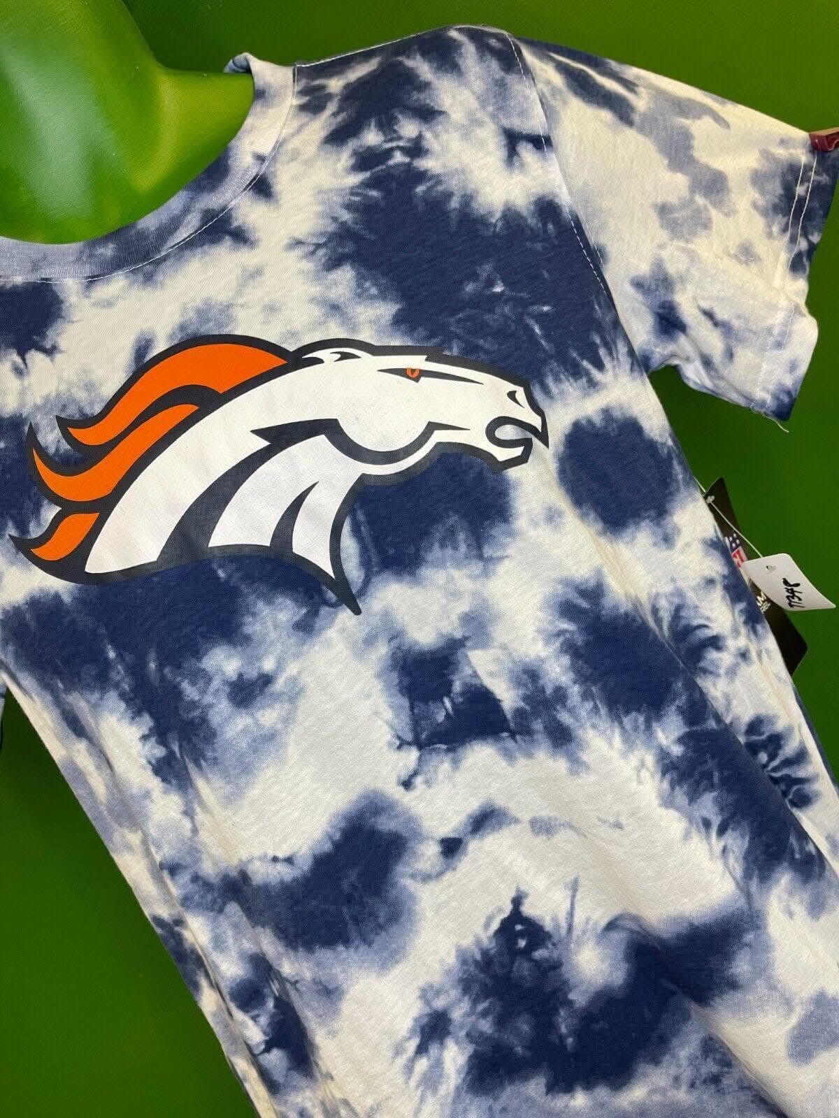 NFL Denver Broncos Tie-Dye T-Shirt Youth X-Large 18-20 36" NWT