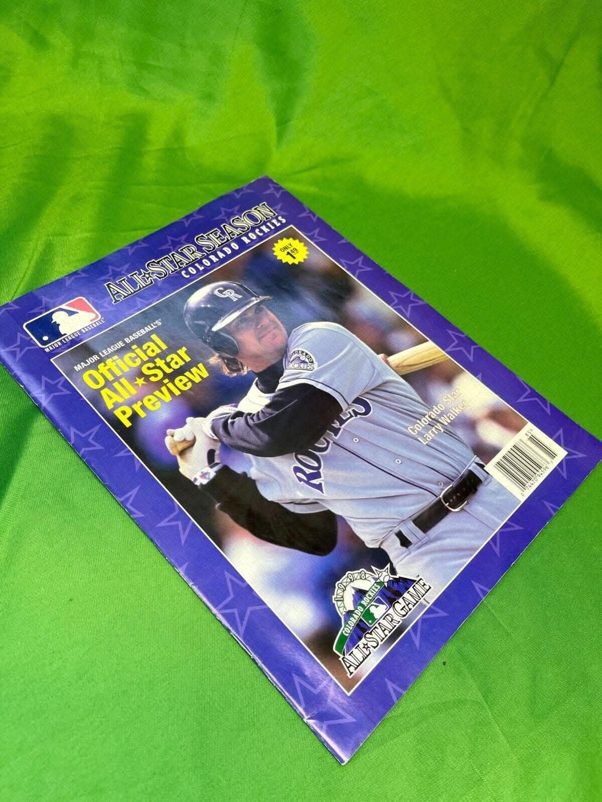 MLB Official Allstar Preview Magazine Colorado Rockies 1998