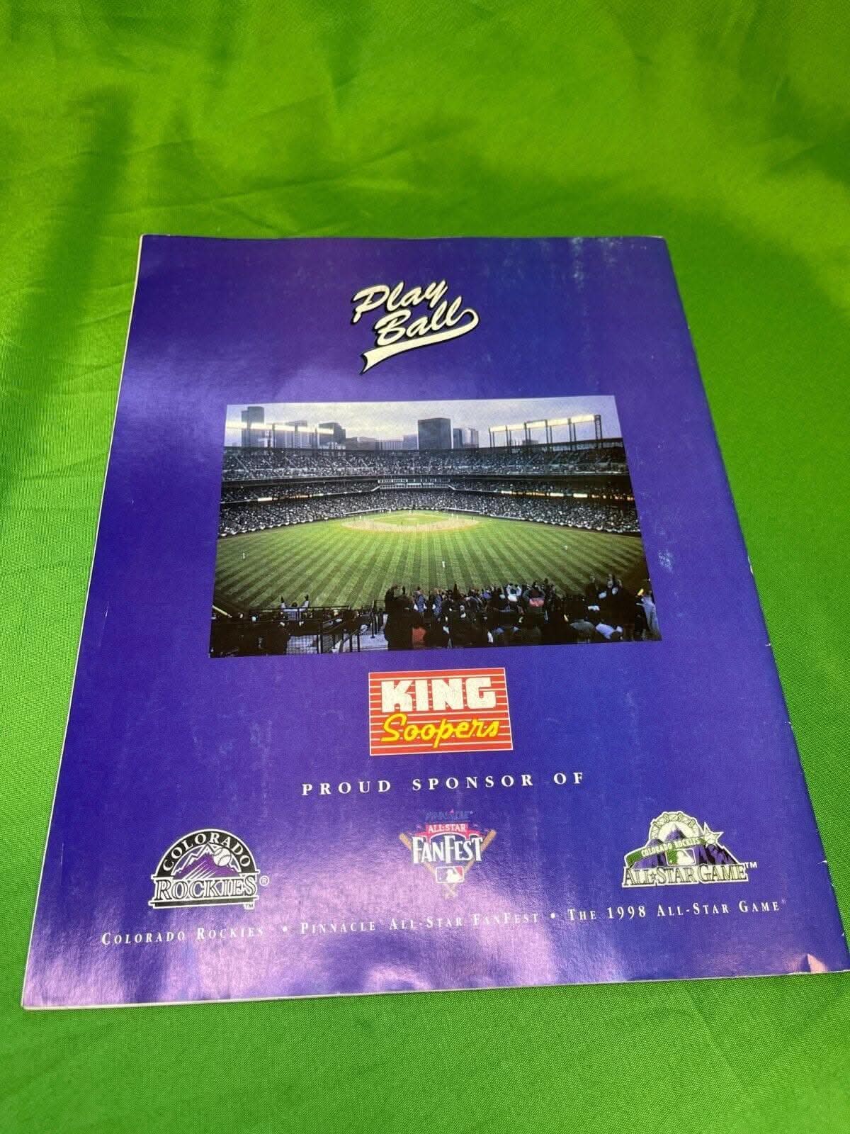 MLB Official Allstar Preview Magazine Colorado Rockies 1998