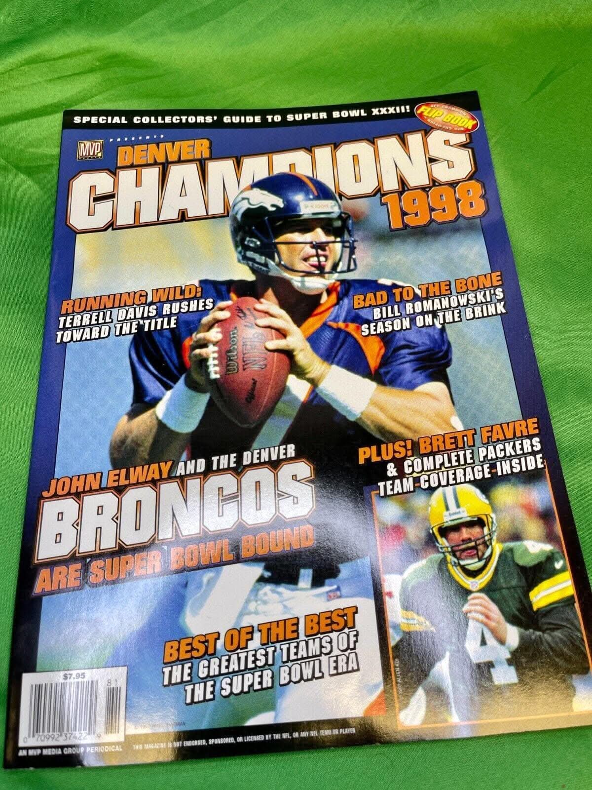 NFL Denver Broncos Lot of 4 Magazines Sports Illustrated Elway & More!