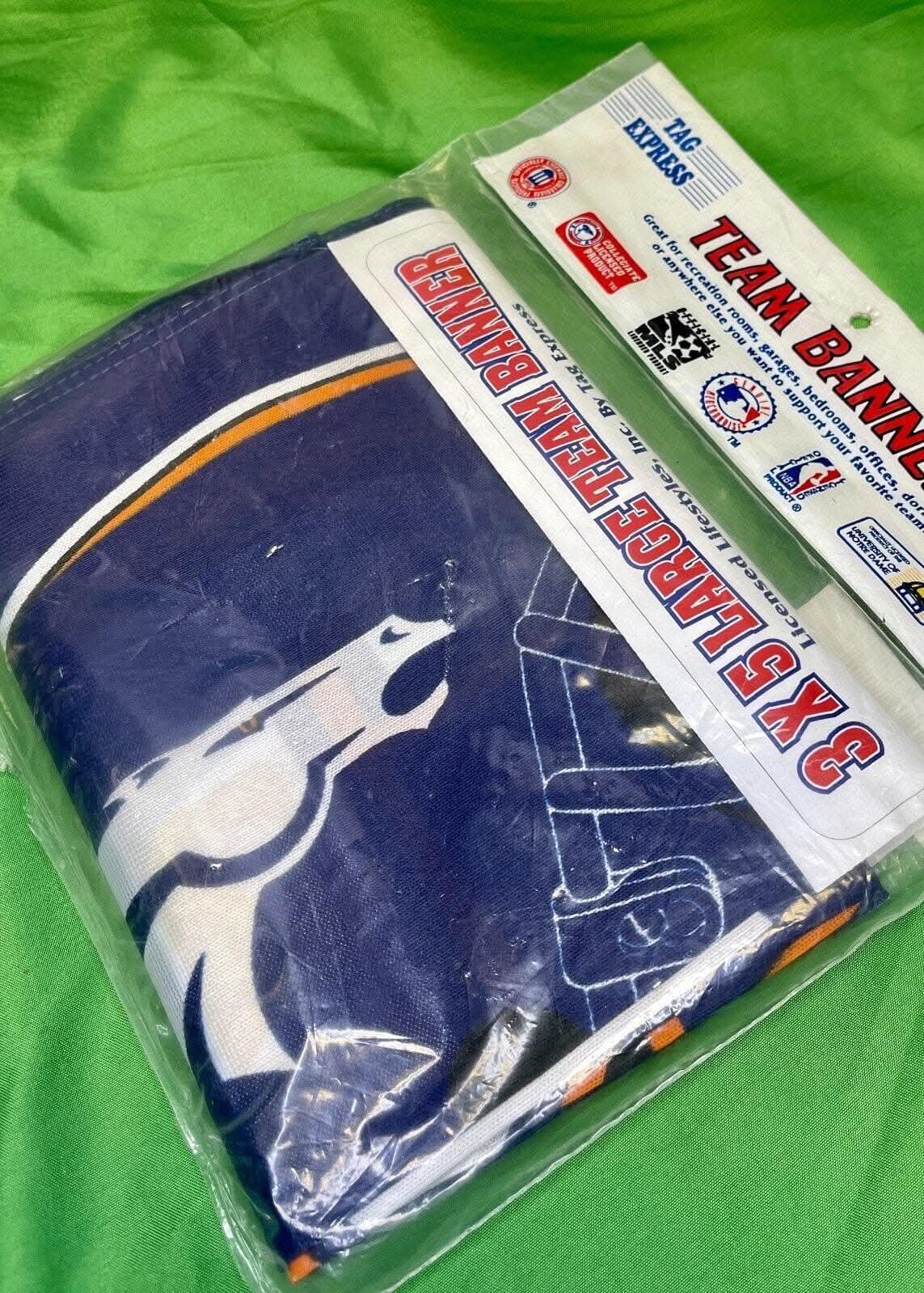 NFL Denver Broncos Vintage Super Bowl XXXIII Flag Banner 3' X 5' NWT