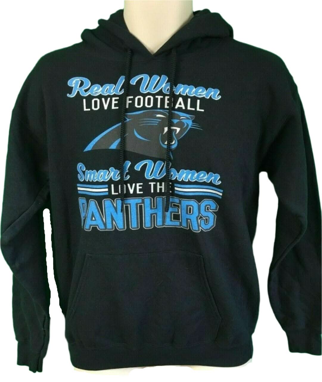 NFL Carolina Panthers "Real Women Love Football" Hoodie Women's Small