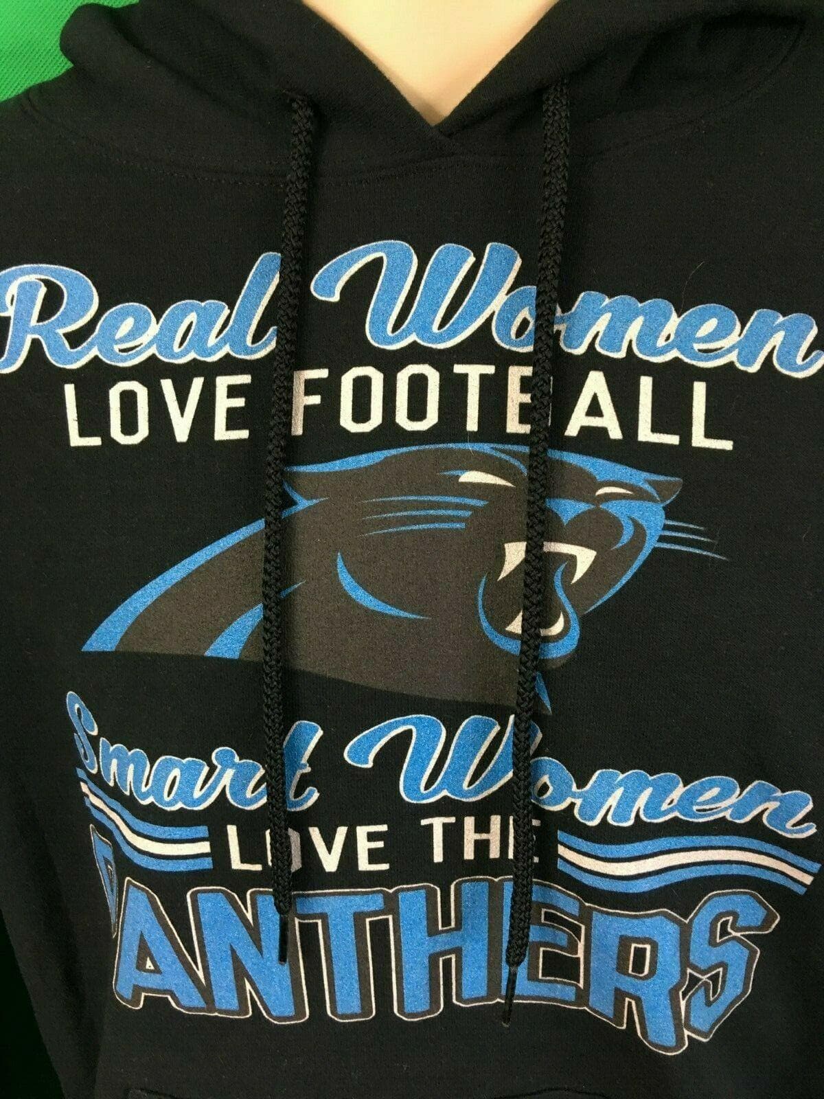 NFL Carolina Panthers "Real Women Love Football" Hoodie Women's Small