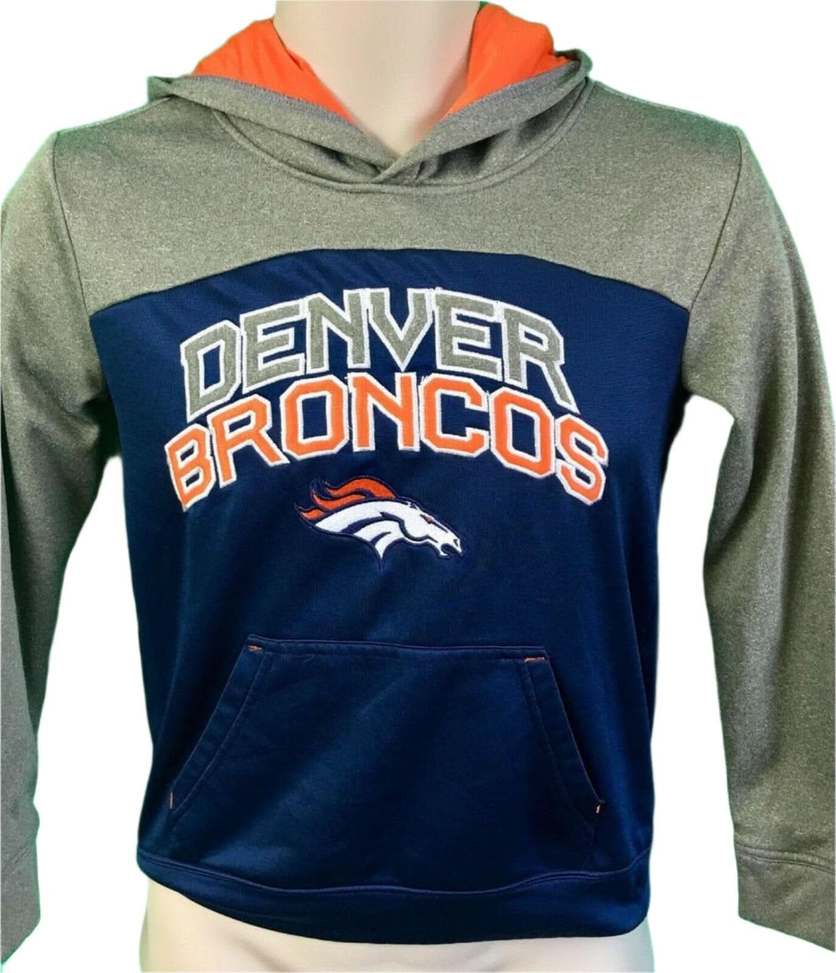 NFL Denver Broncos Thermal Hoodie Youth Medium 10-12