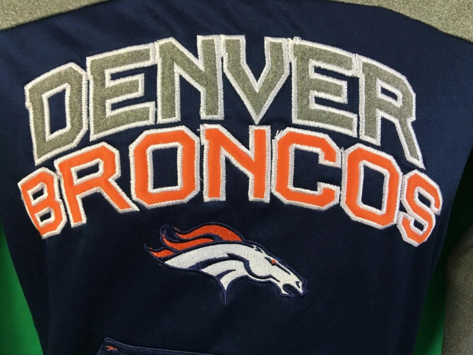 NFL Denver Broncos Thermal Hoodie Youth Medium 10-12