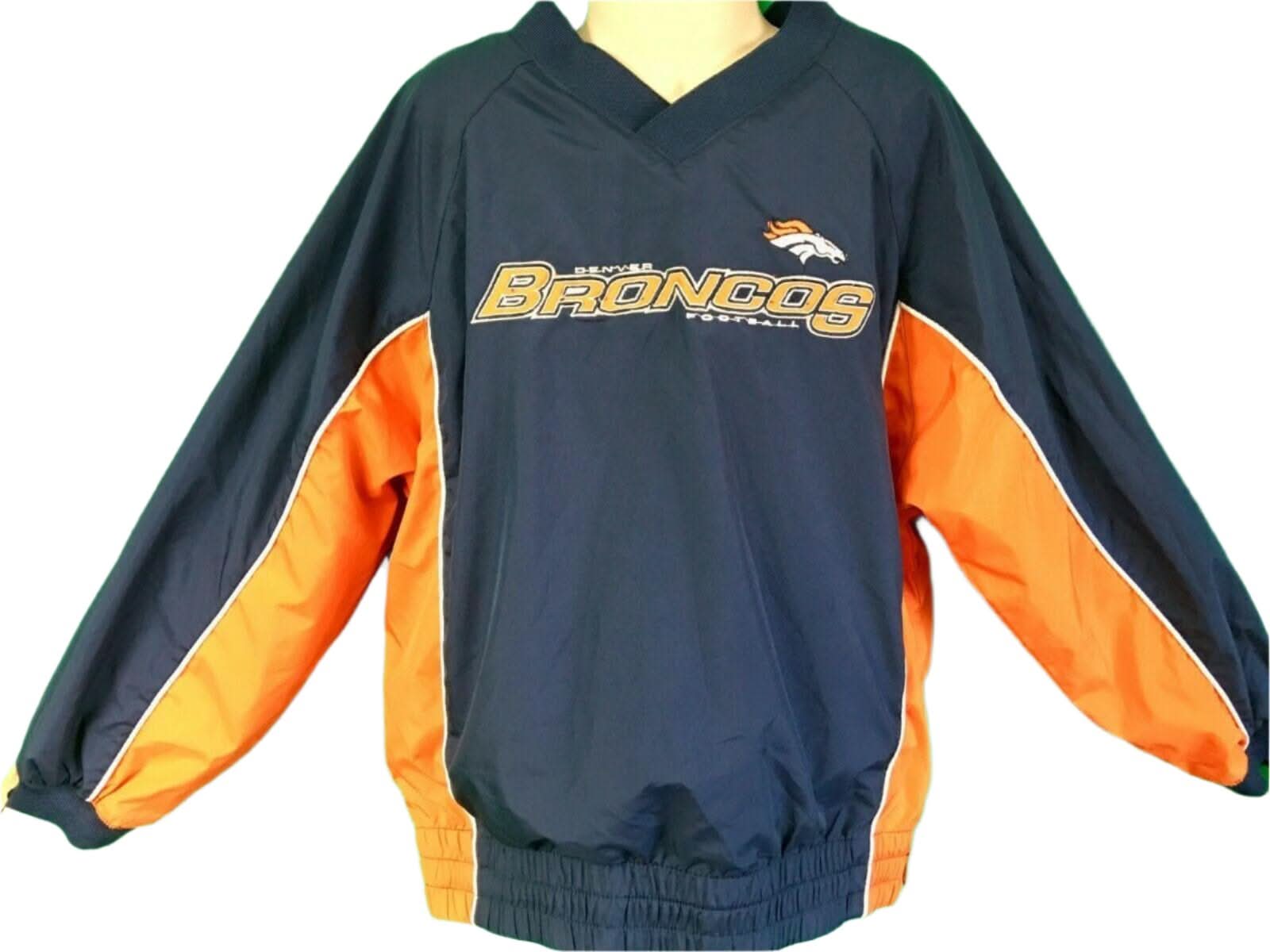 NFL Denver Broncos Vintage Stadium L/S Pullover Youth Medium