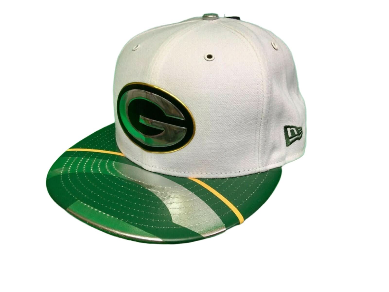 NFL Green Bay Packers New Era 59FIFTY Fitted Baseball Cap/Hat 7-1/2 NWT