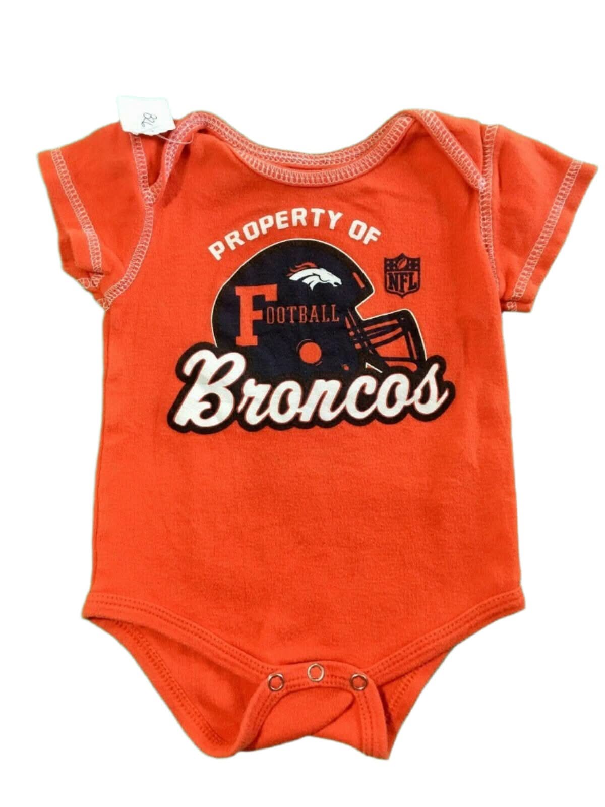 NFL Denver Broncos "Property of" Bodysuit/Vest 3-6 Months